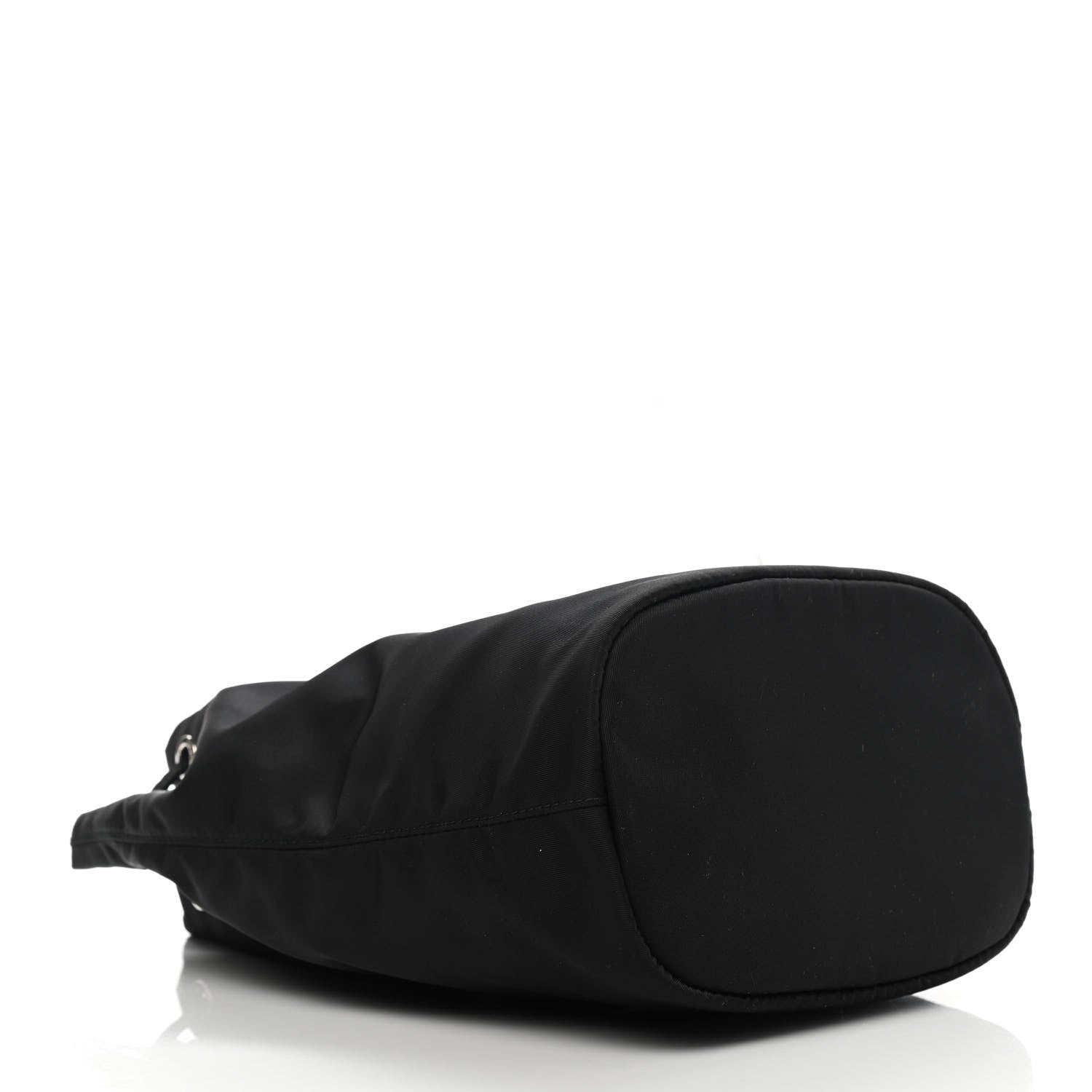 Prada Saffiano Tessuto Nylon Vela Bucket Wristlet Black 4 of 9