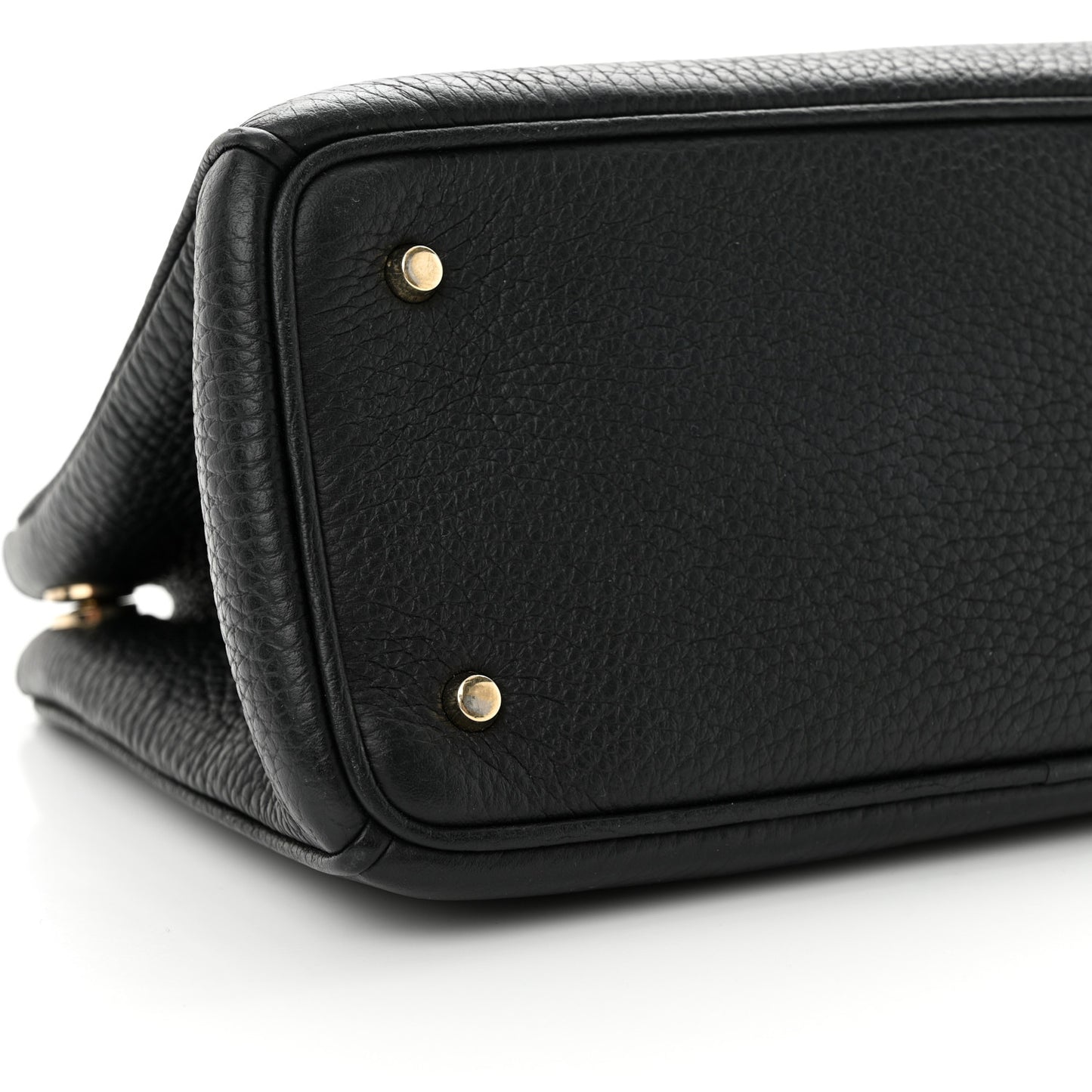 CHRISTIAN DIOR Bullcalf Small Diorissimo Tote Black Rose Indien