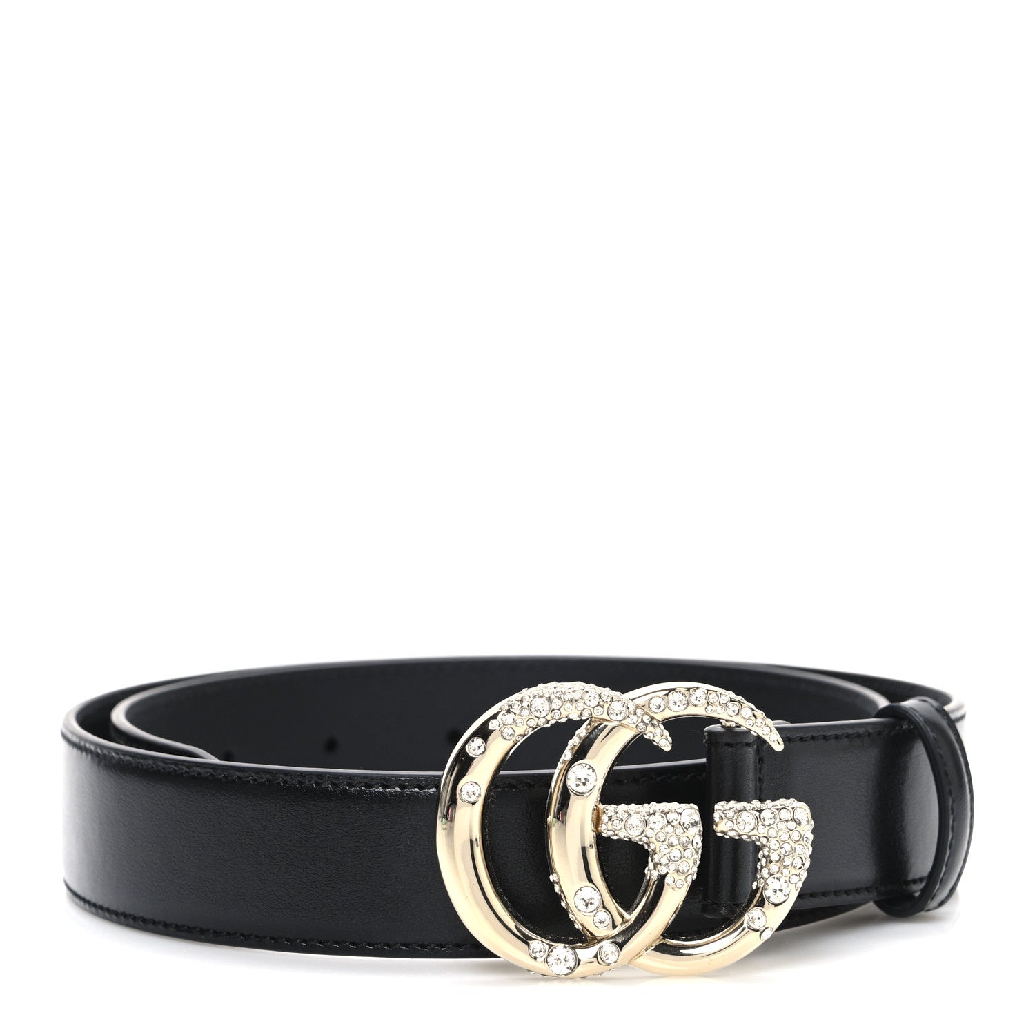 GUCCI ブラック ベルト GGロゴ 75/30 GUCCI Black Belt GG Logo 75/30
