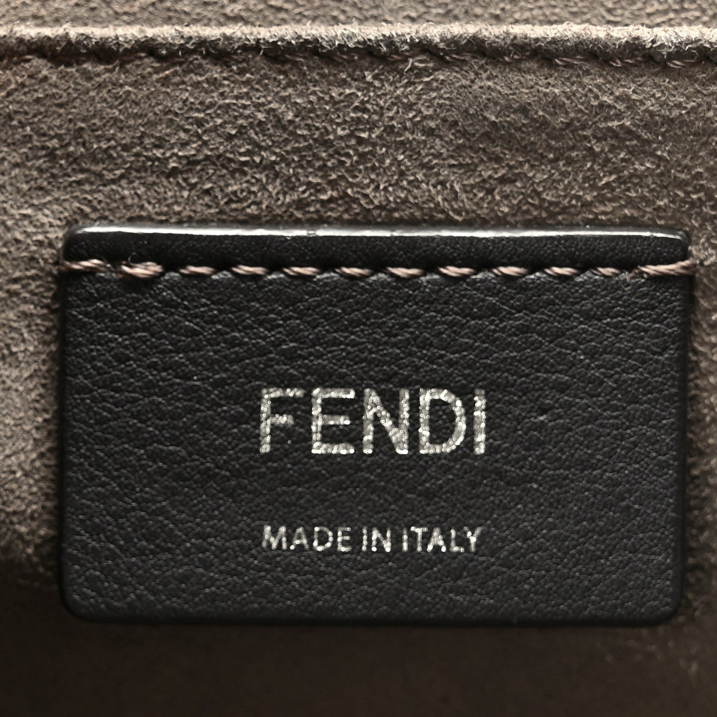 Vitello Century Opaco F is Fendi Kan I Shoulder Bag Grigio Perla