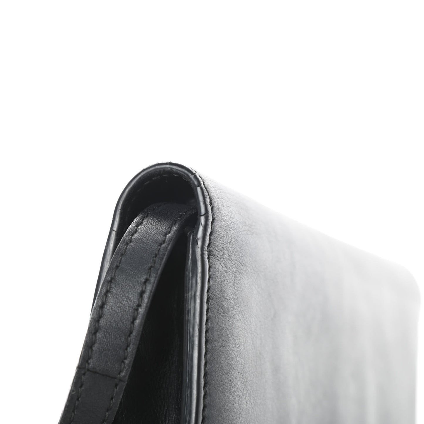 Calfskin Icon Wallet Black