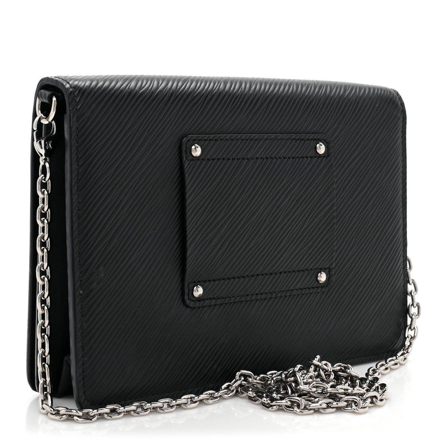 Louis Vuitton Epi Twist Belt Chain Wallet Black 3 of 14