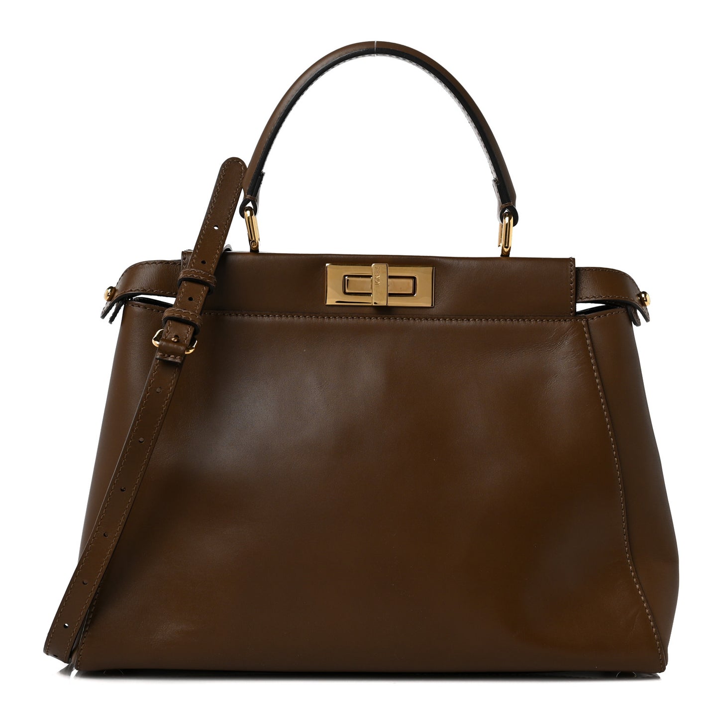 Vitello Morgan Fabric Jacquard Pequin Medium Peekaboo Iconic Satchel Foresta Tobacco Black