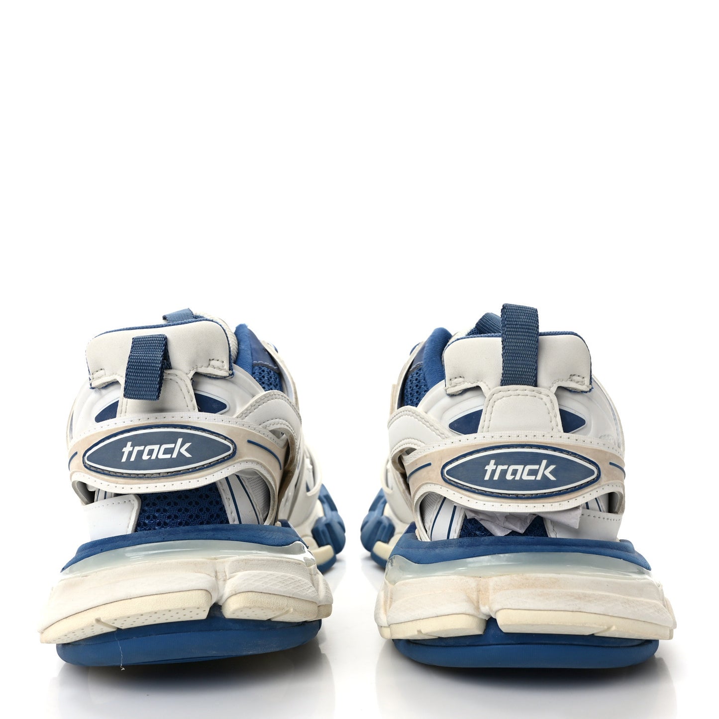 Mesh Nylon Mens Track Sneakers 39 White Blue