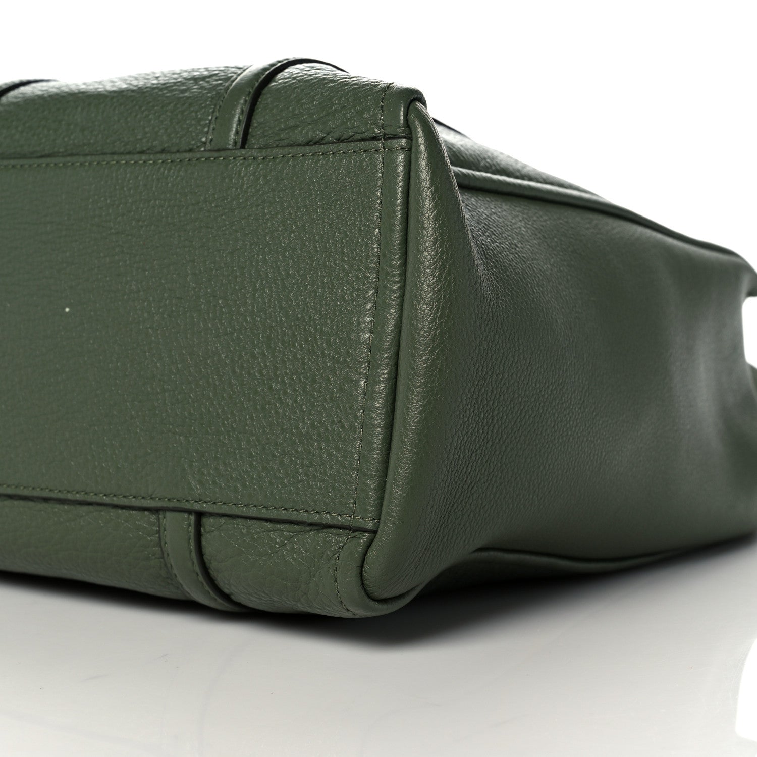 Marc Jacobs Grained Calfskin The Tag Tote Green 6 of 10