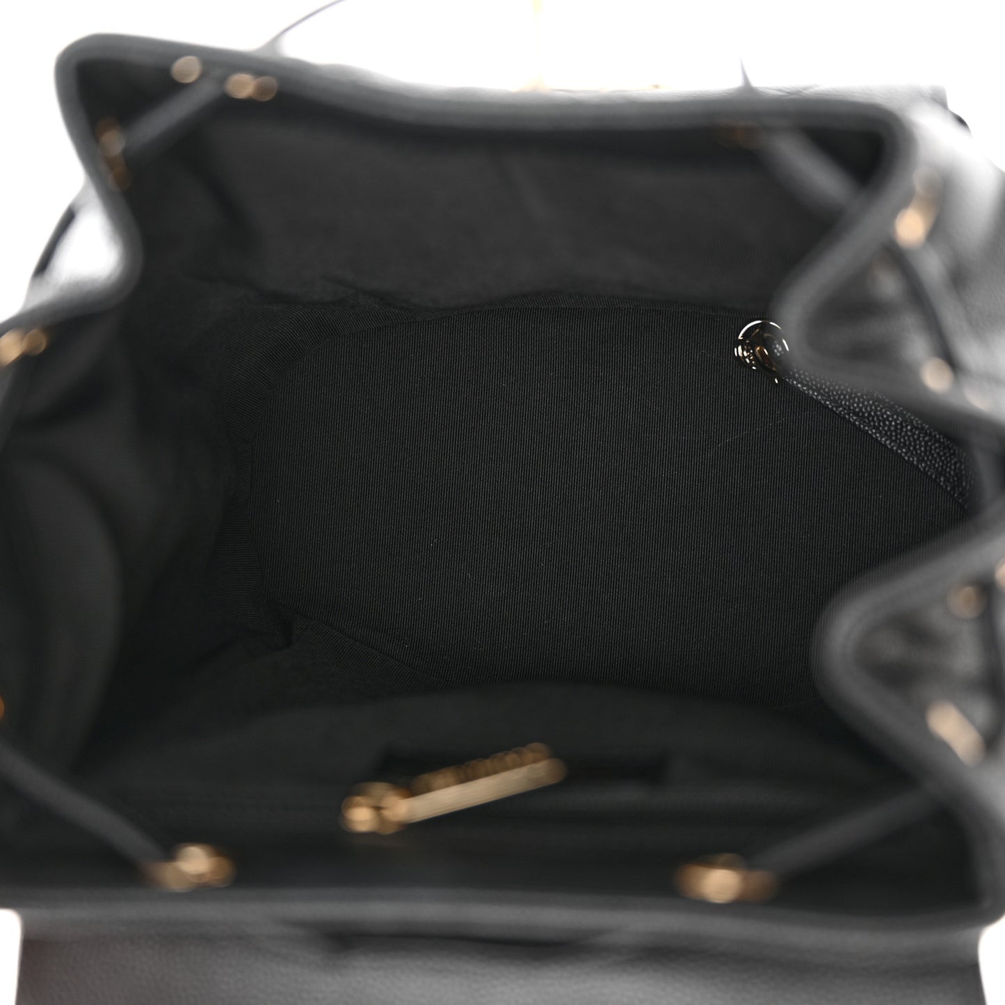Caviar Quilted Backpack Bag Black