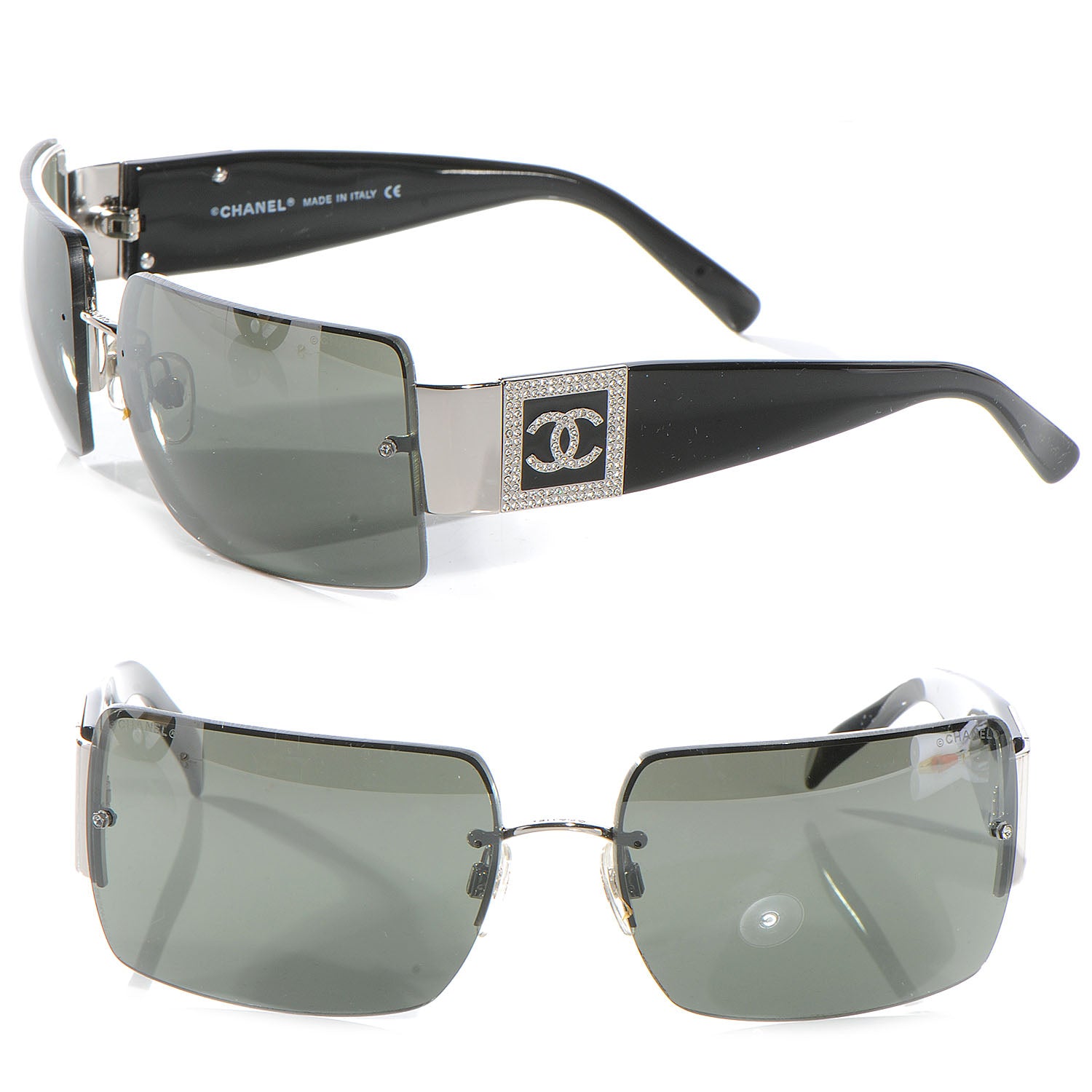 CHANEL ブラック サングラス CCロゴ CHANEL シャネル ロゴ バタフライ シェイプ サングラス CH5414 (CHANEL