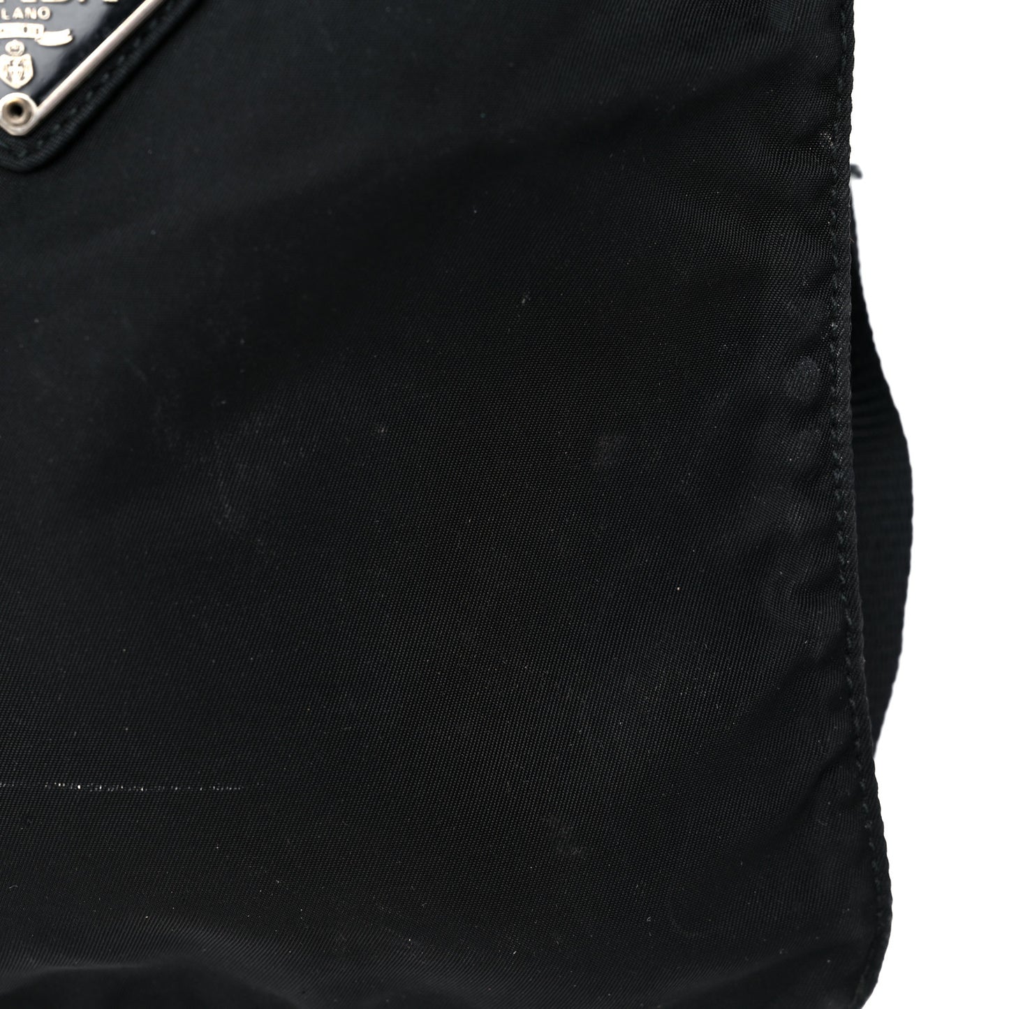 Tessuto Nylon Crossbody Bag Black