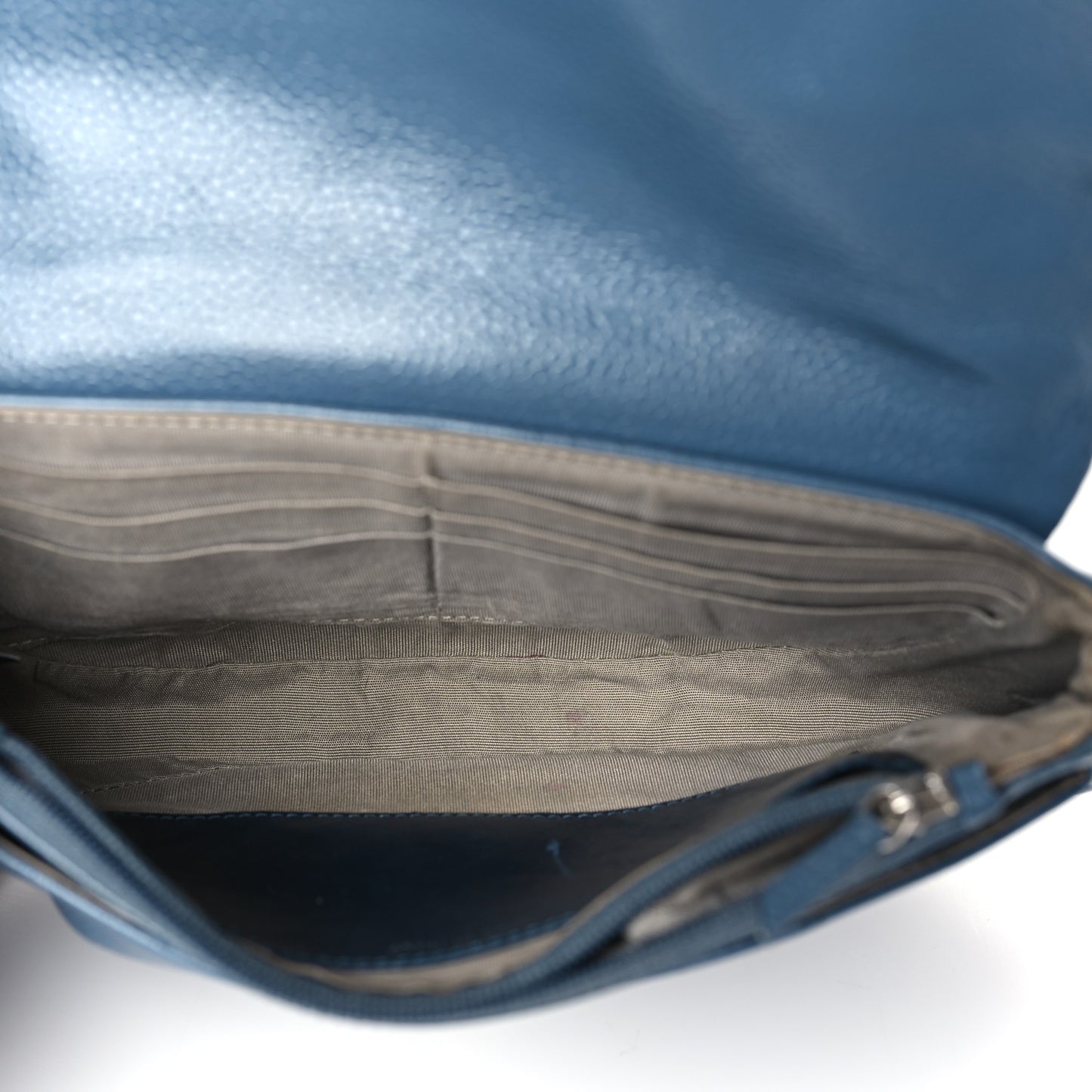 Caviar Half Moon Wallet On Chain WOC Blue
