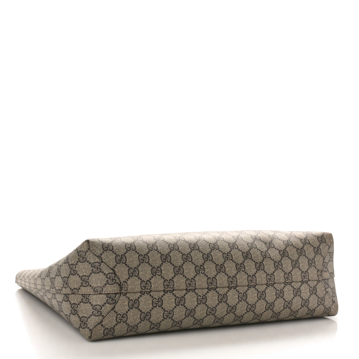 GG Supreme Monogram Medium Reversible Tote Beige Tobasco