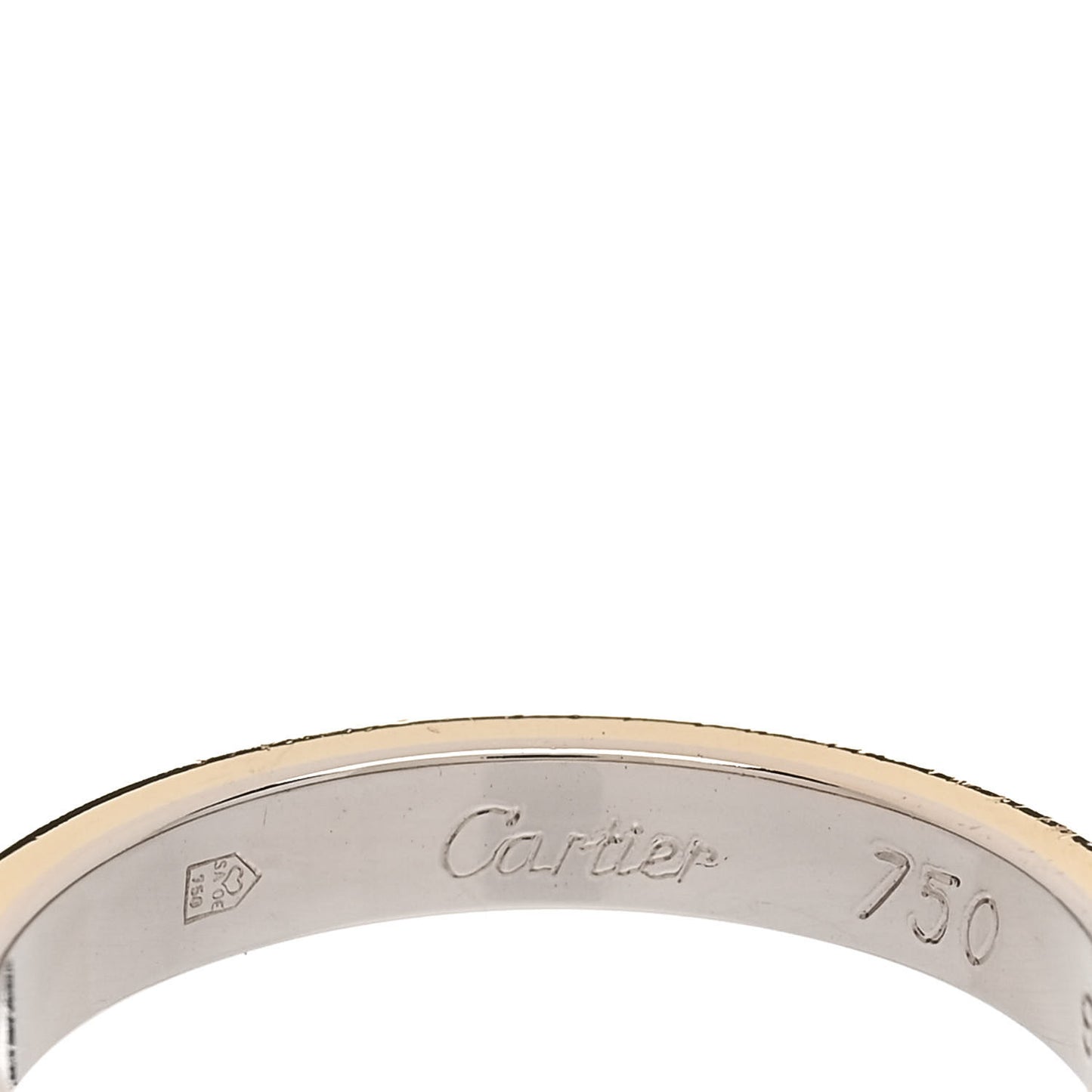 18K Pink White Yellow Gold 2.8mm Trinity Wedding Band Ring 50 5.25