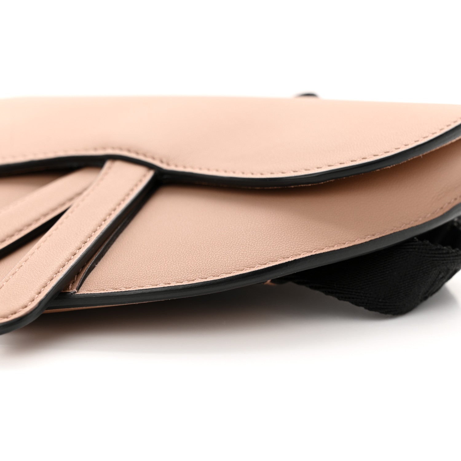 Christian Dior Ultra Matte Calfskin Saddle Belt Bag Rose Des Vents 9 of 9