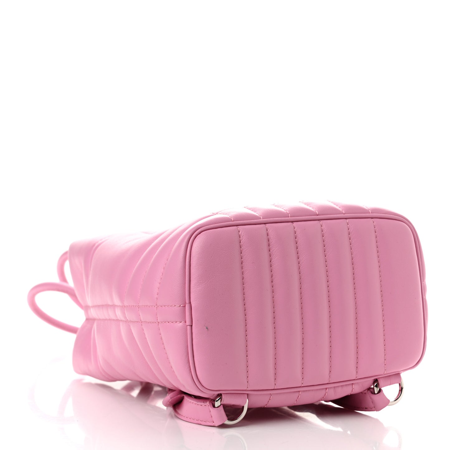 Lambskin Quilted Mini Lola Backpack Primrose Pink
