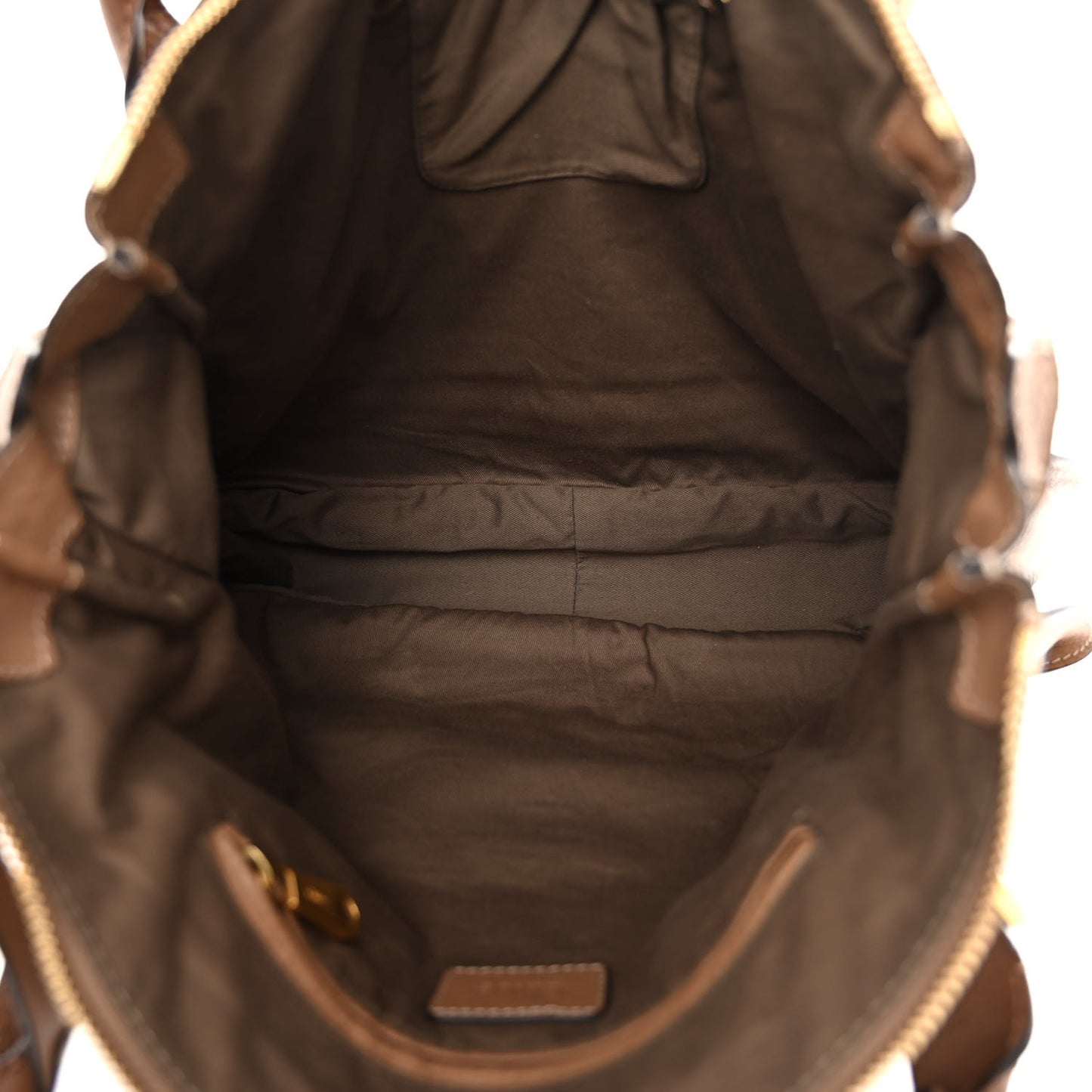 Calfskin Large Marcie Satchel Nut
