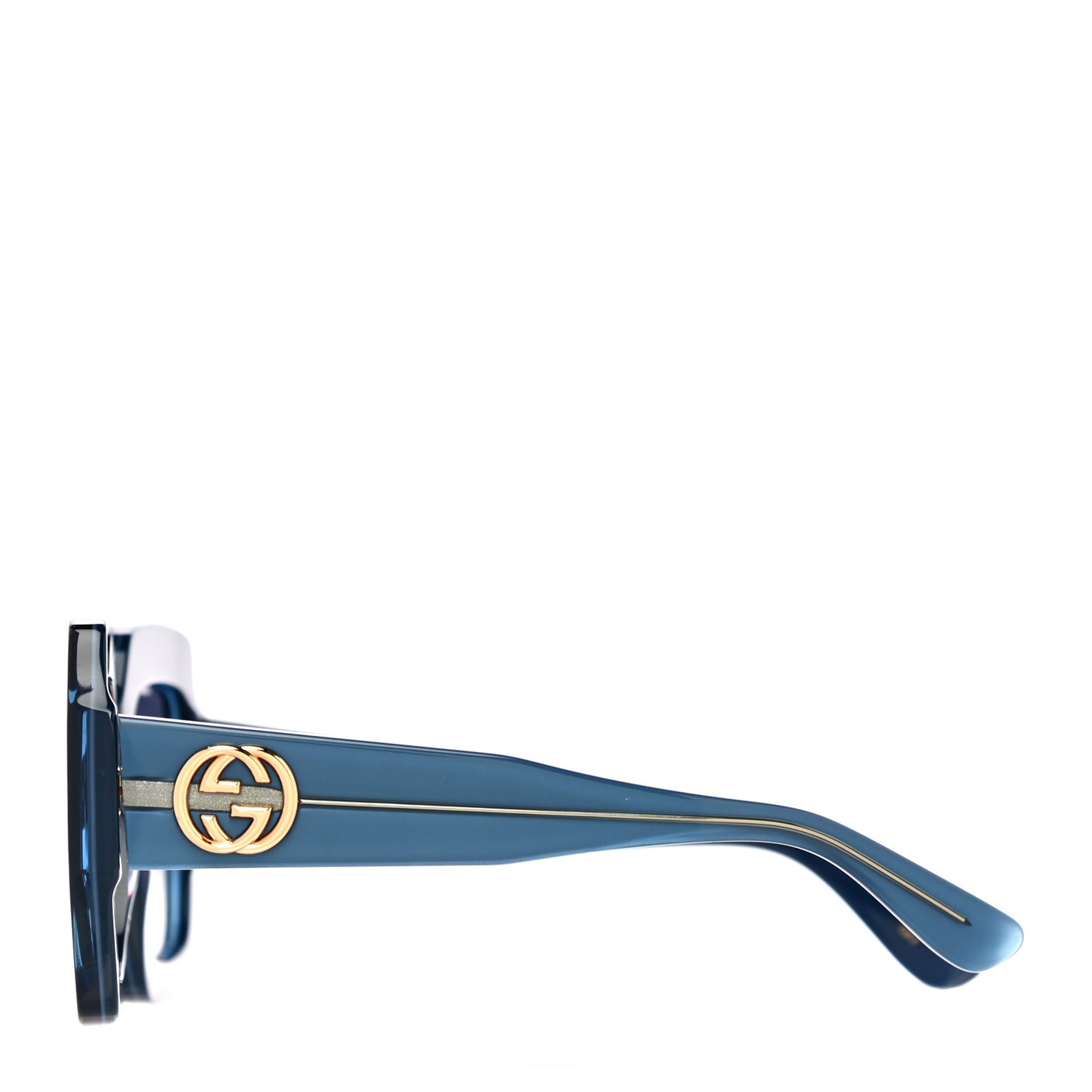 Acetate Square Web Frame GG0178S Sunglasses Navy