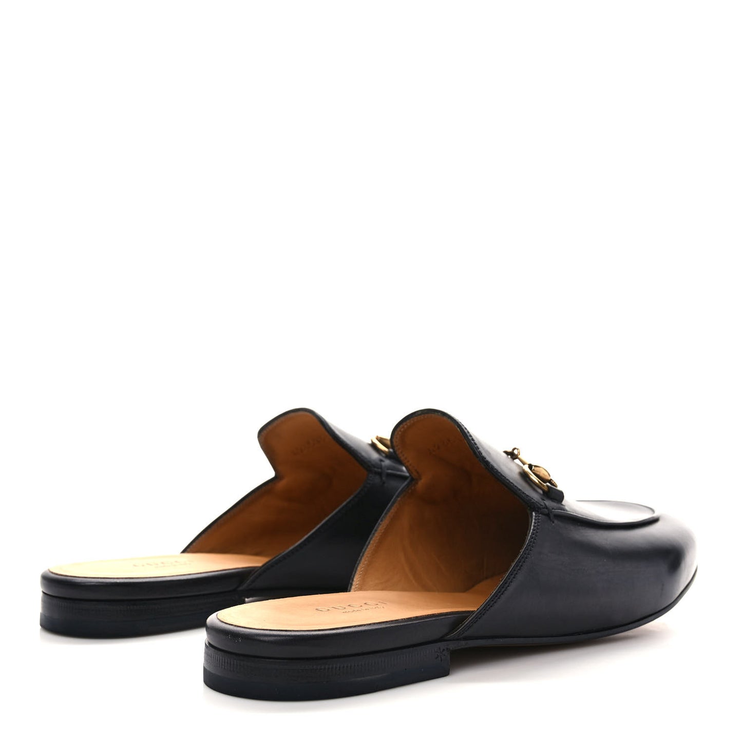 Calfskin Womens Princetown Slippers 40 Black