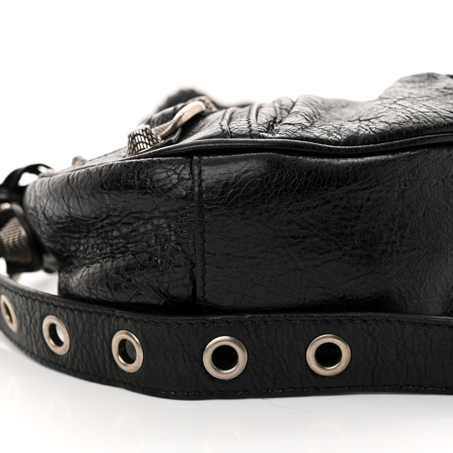 Agneau Arena Le Cagole Shoulder Bag XS Black