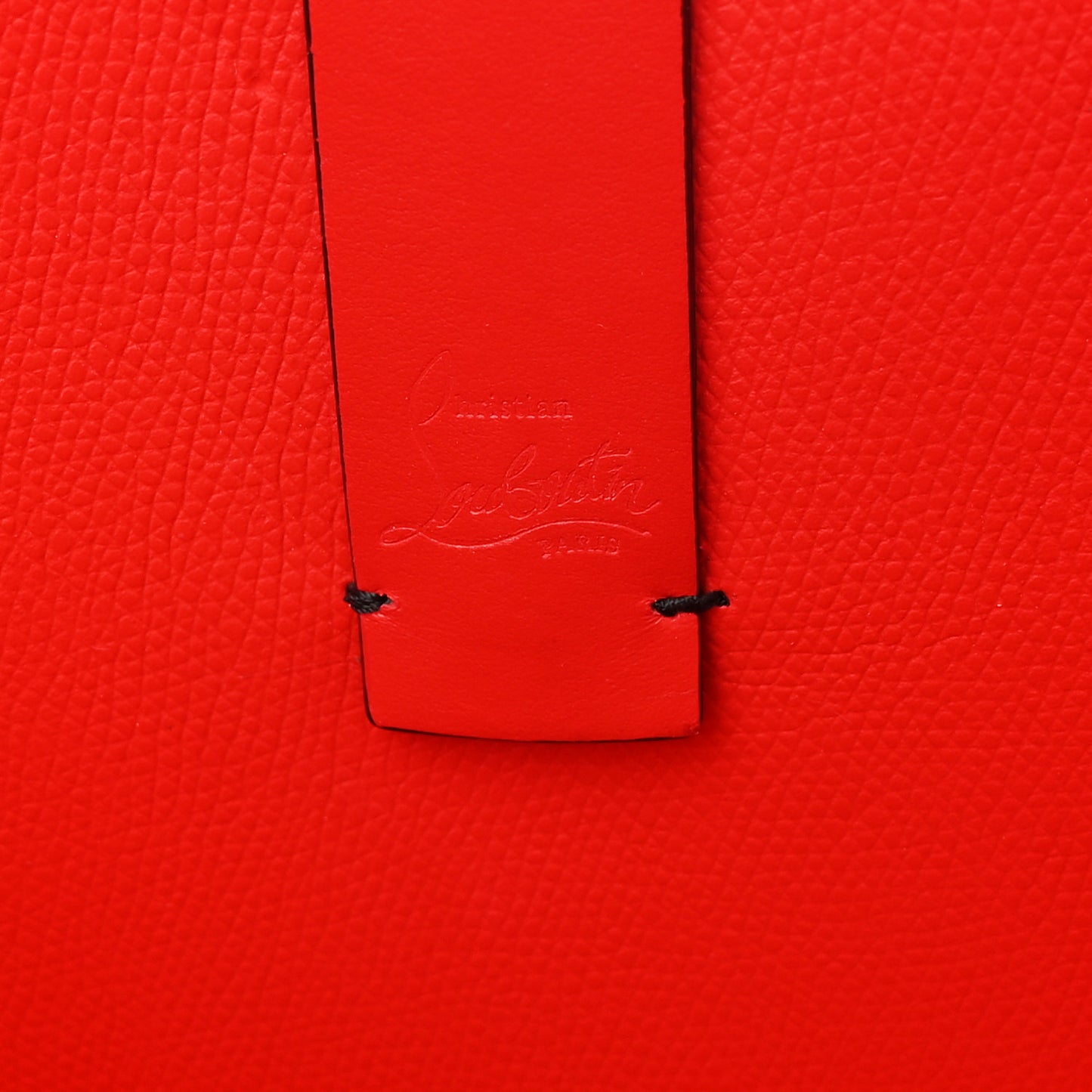 Patent Calfskin Small Oh Xtian Cabata Tote Red