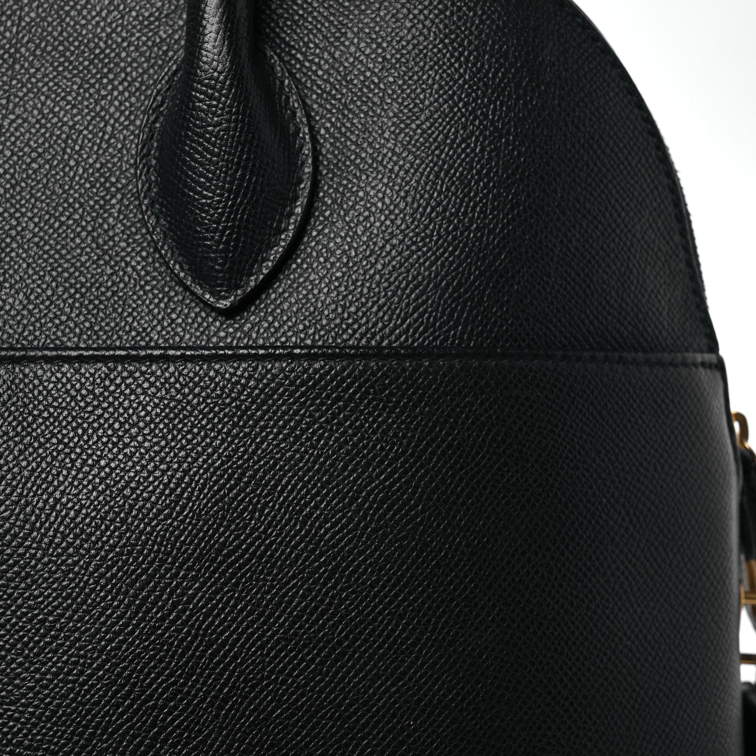 Balenciaga Signature Grained Calfskin Logo M Ville Top Handle Bag Black 8 of 17