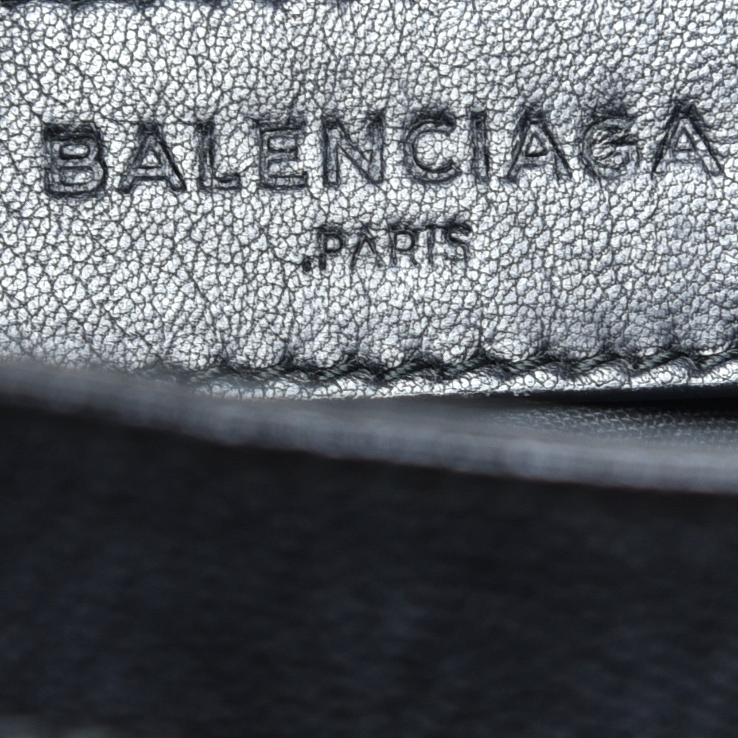 Balenciaga Chevre Gold Metallic Edge Hardware Velo Black 5 of 11