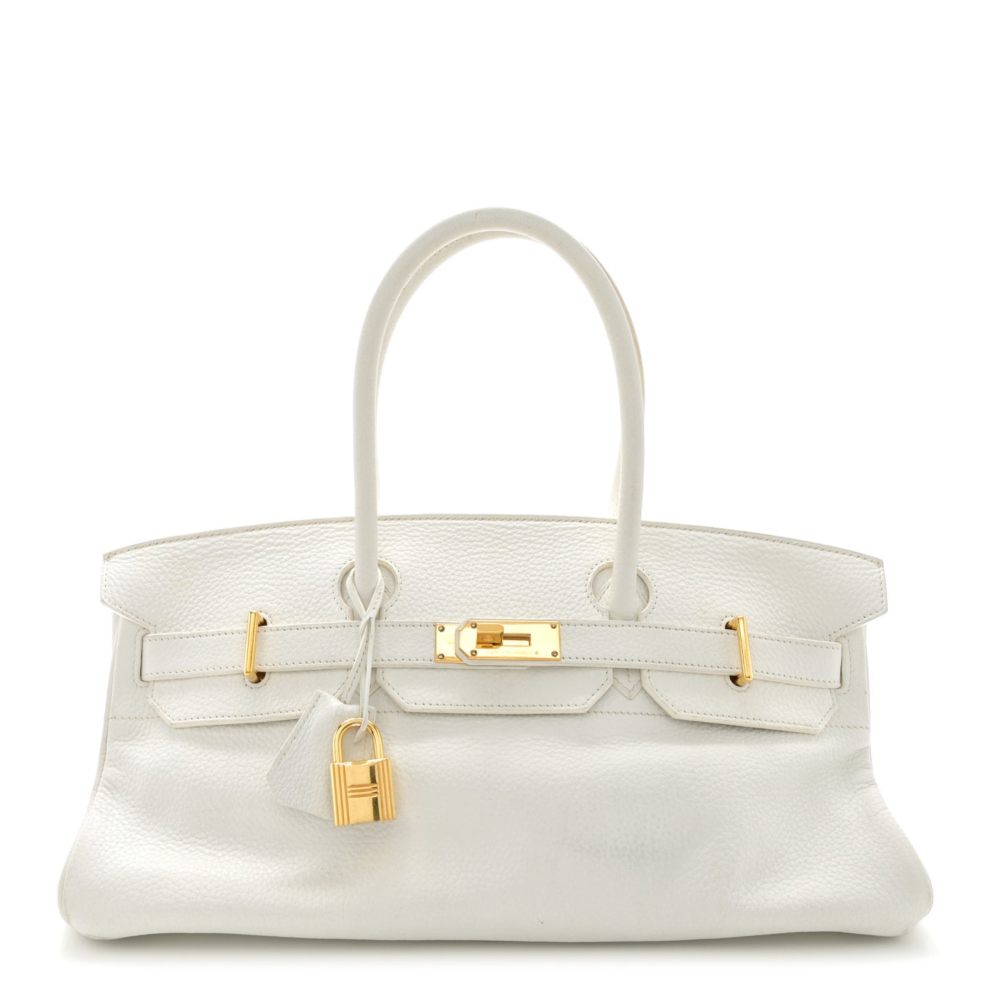 Taurillon Clemence JPG Birkin 42 White