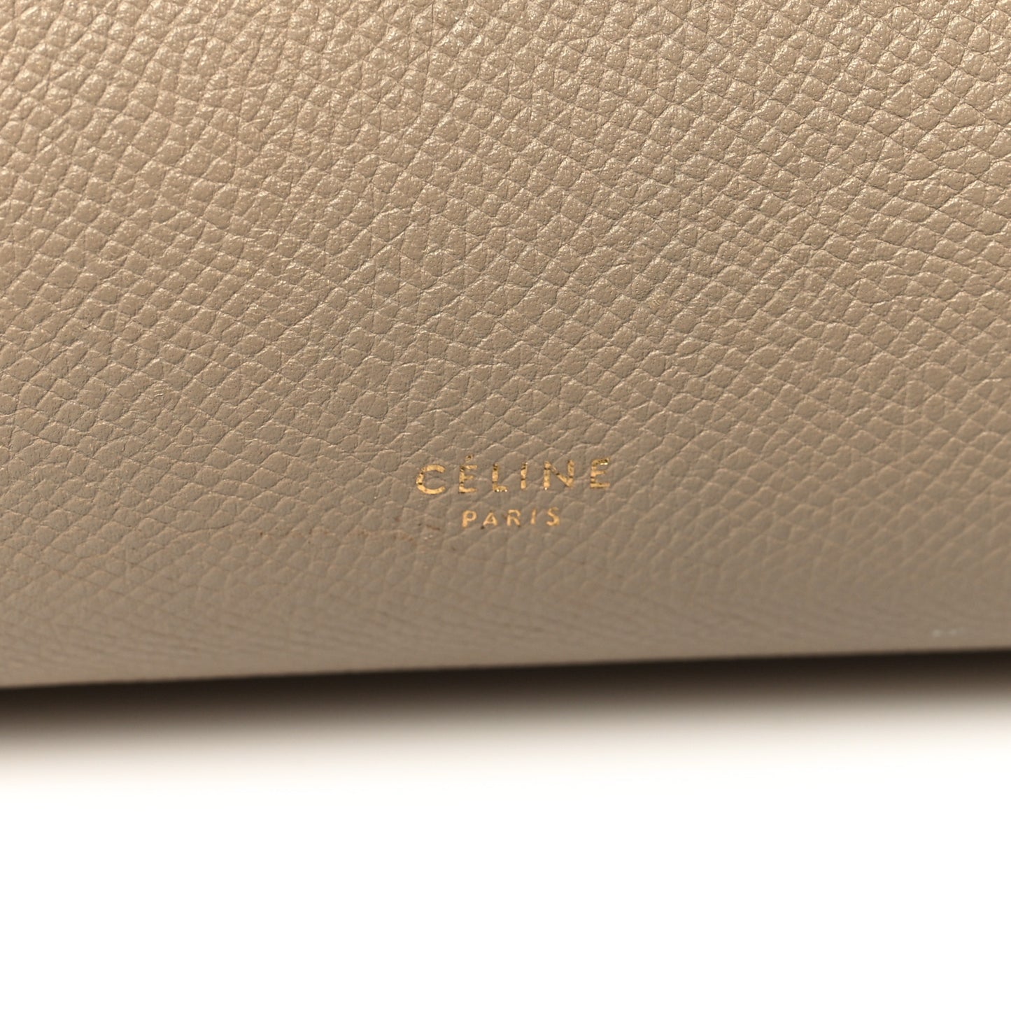 Grained Calfskin Mini Belt Bag Light Taupe