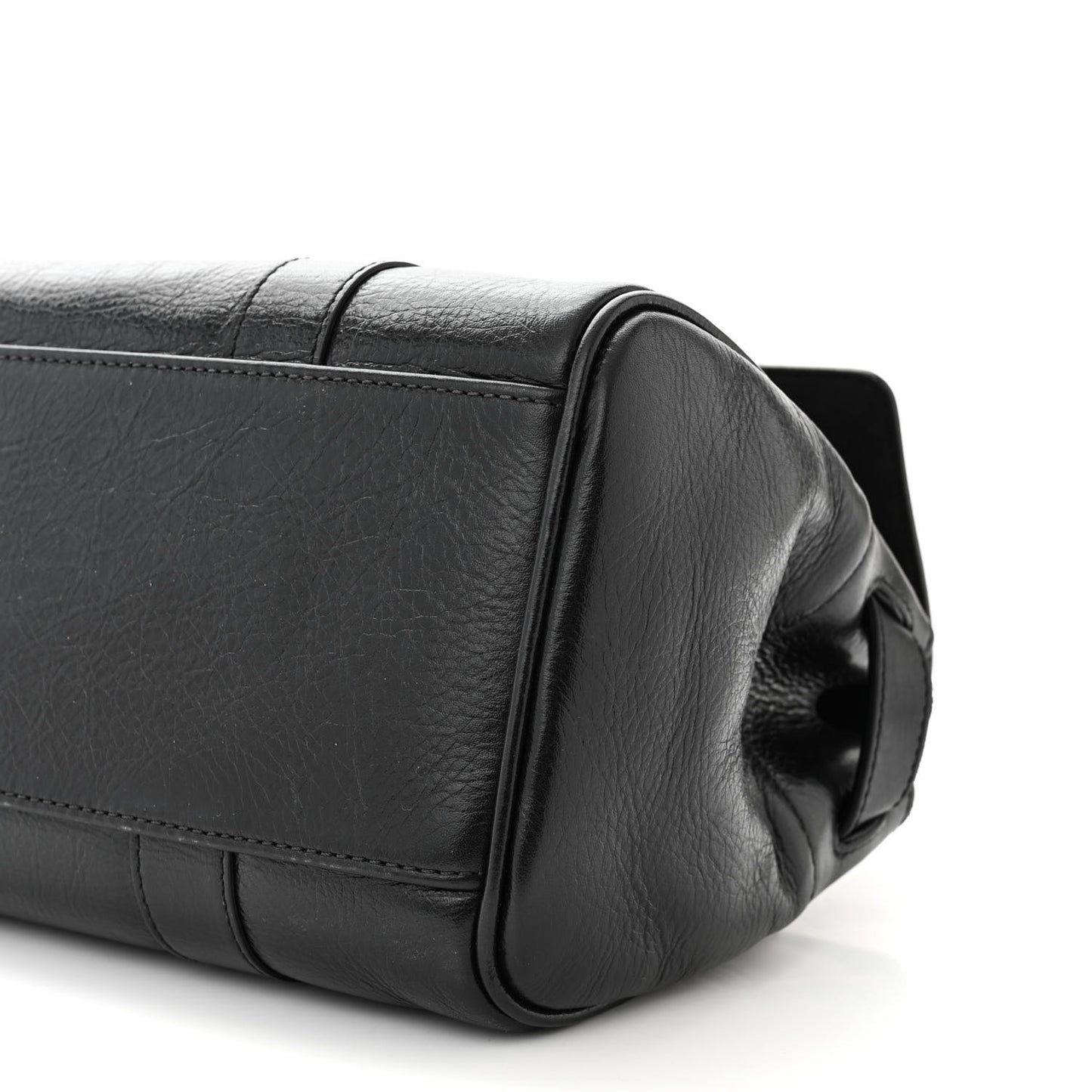Soft Shine Calfskin Small Bayswater Black