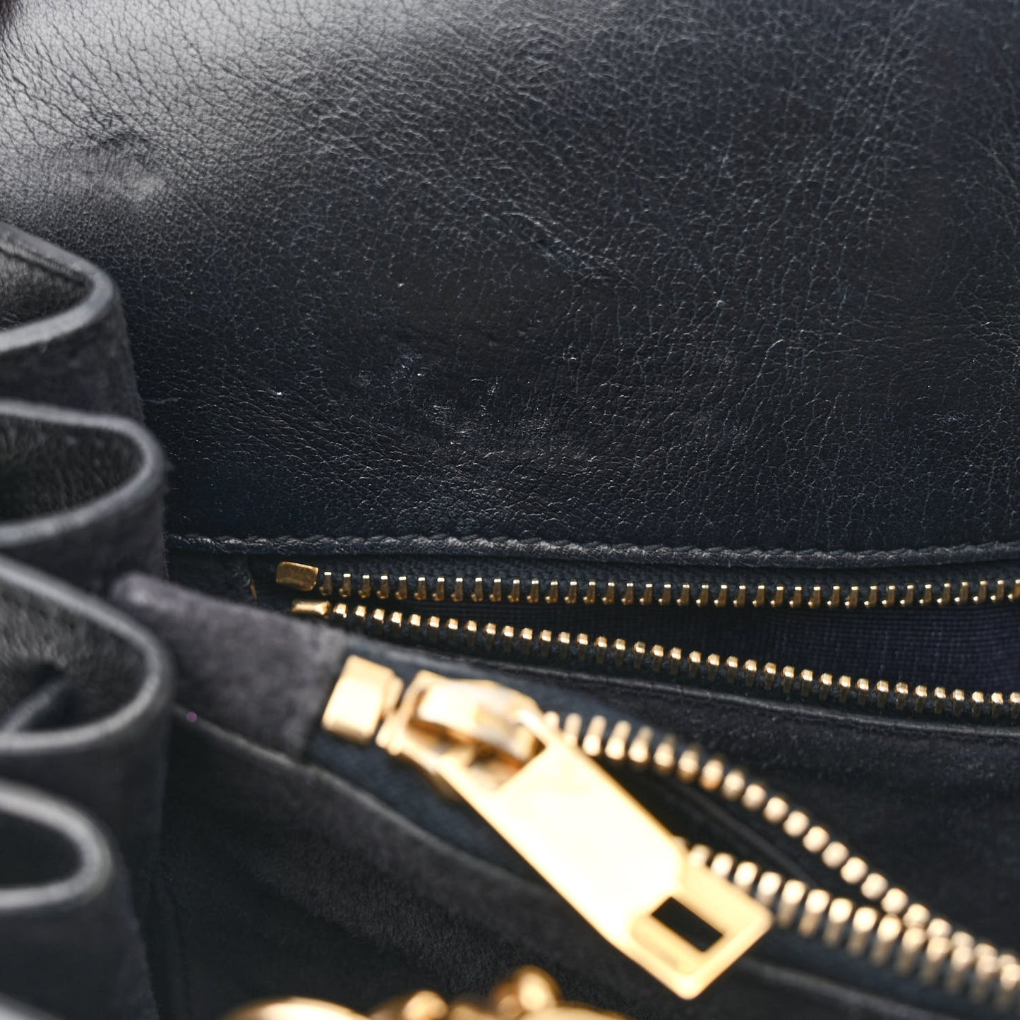 Calfskin Small Sac De Jour Navy