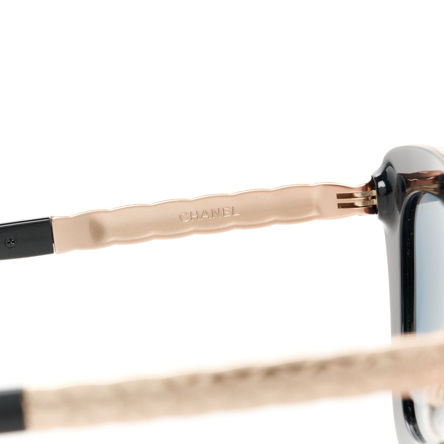 Cat Eye Quilted Sunglasses 5368 Black Pink