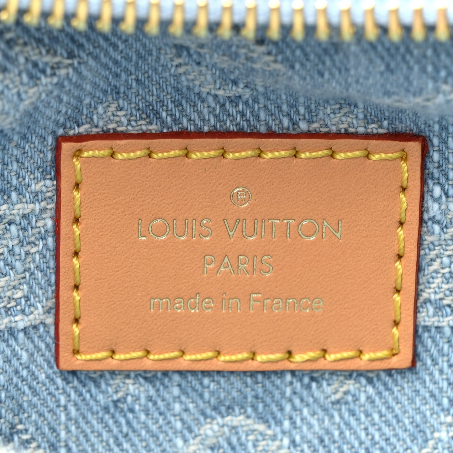 Monogram Denim Loop Sky Denim