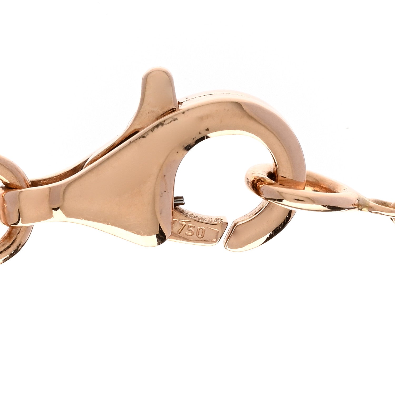 Chanel 18K Rose Gold Diamond Extrait de Camelia Pendant Necklace 5 of 8