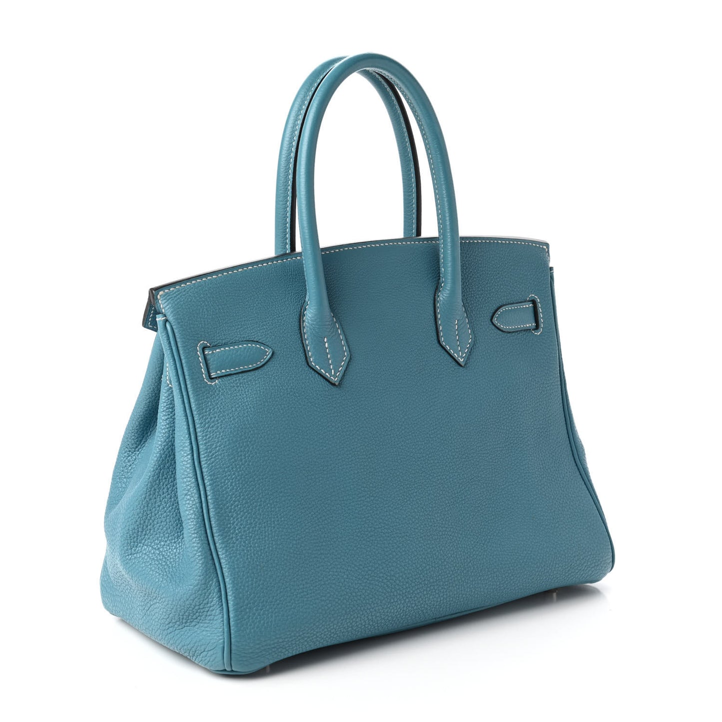 Taurillon Clemence Birkin 30 Blue Jean