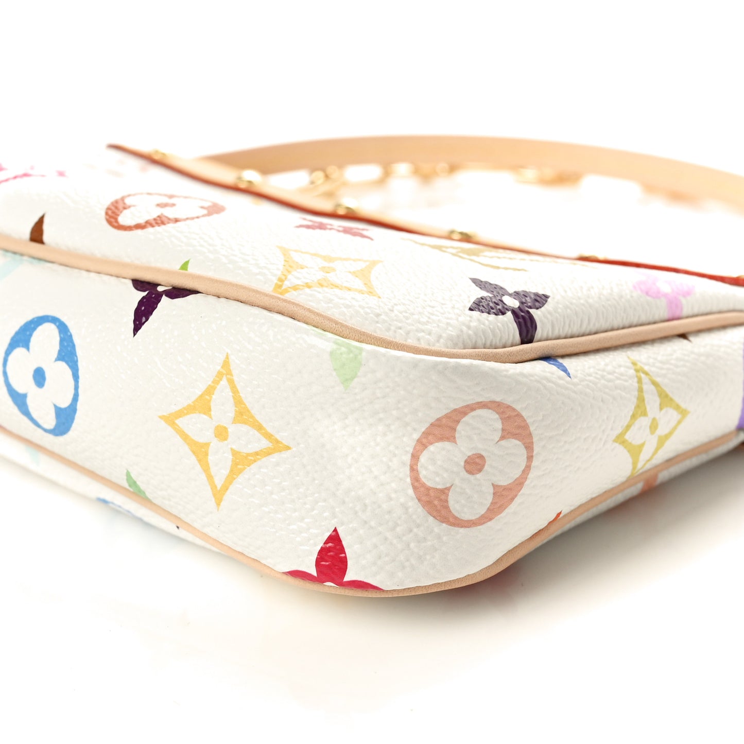 LV X TM Monogram Multicolor Pochette Accessories White