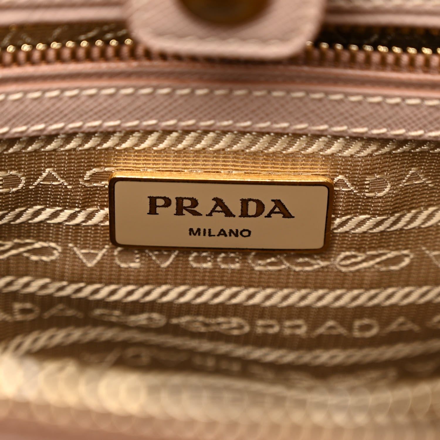 Prada Saffiano Lux Medium Tote Cammeo 8 of 14