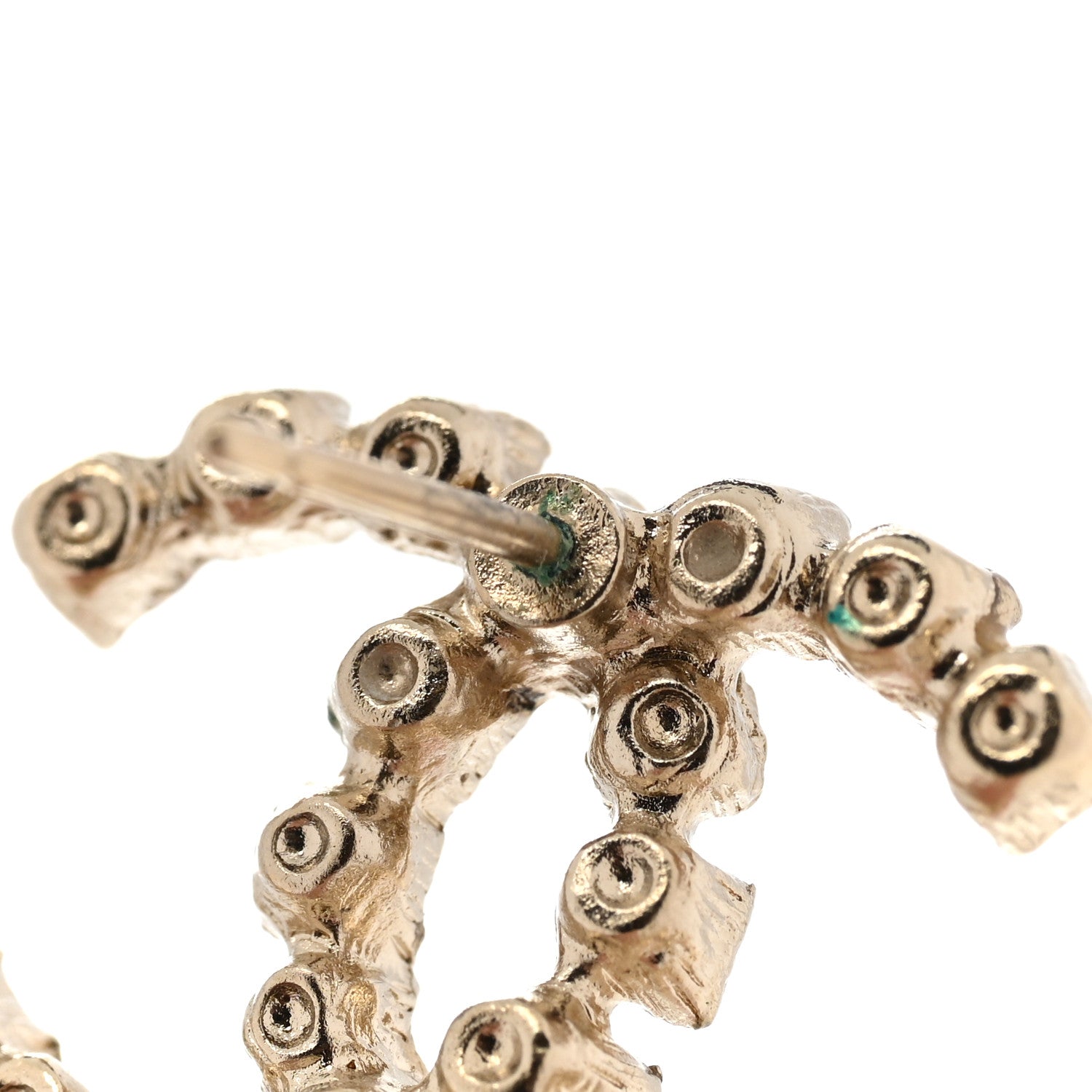 Chanel Baguette Crystal CC Drop Earrings Multi 5 of 6