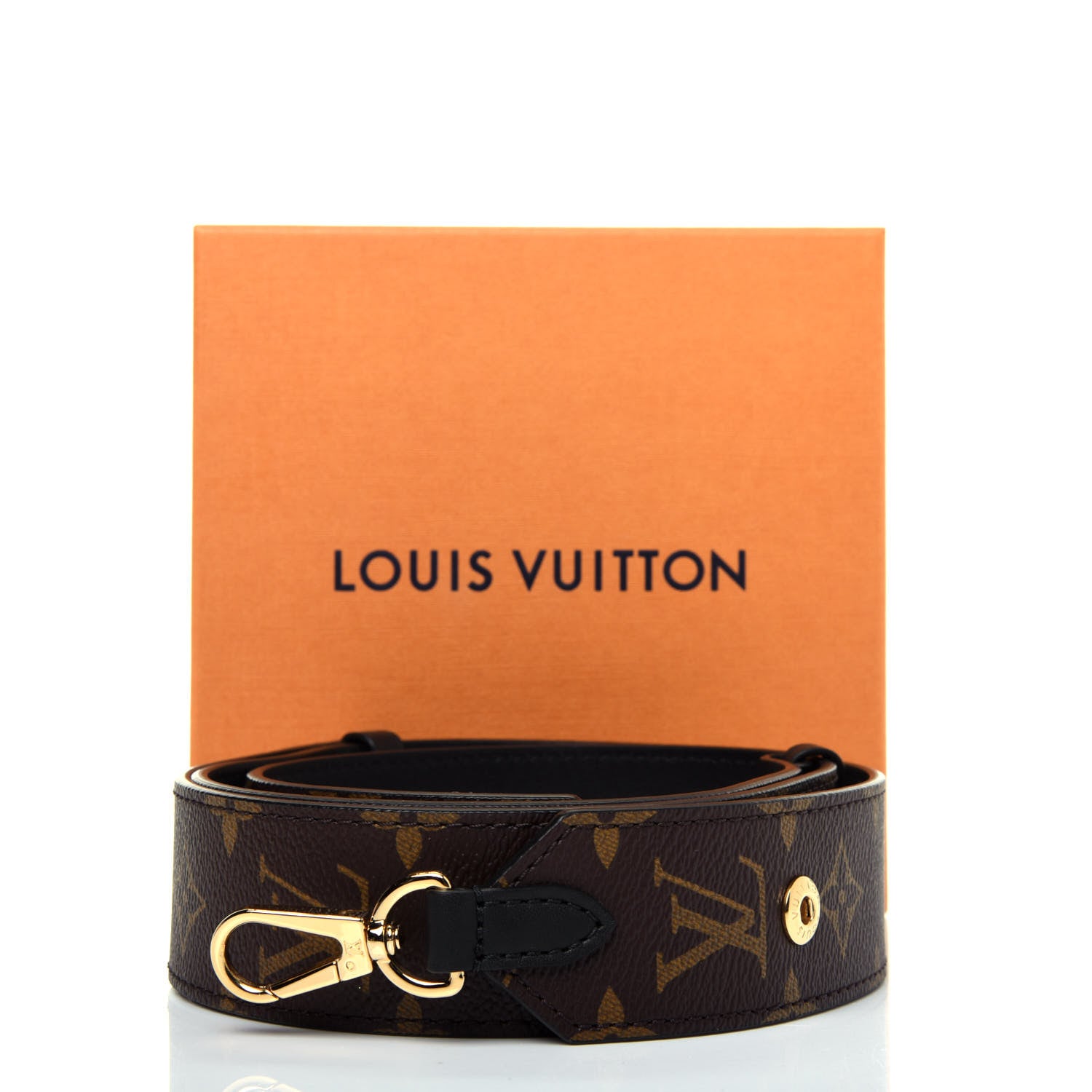 Louis Vuitton Monogram Adjustable Bandouliere Shoulder Strap Black 6 of 6