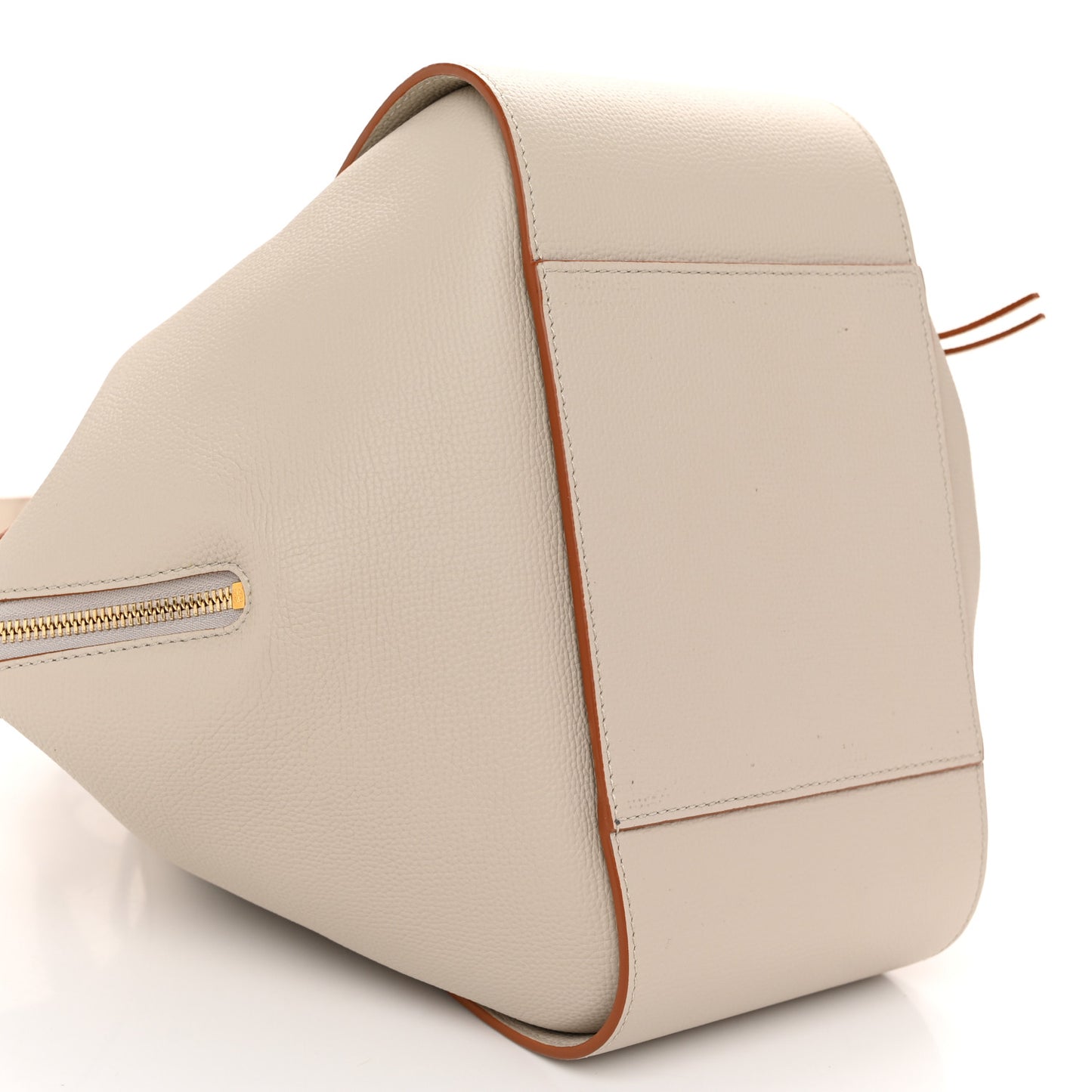 Grained Calfskin Small Hammock Shoulder Bag Light Ghost