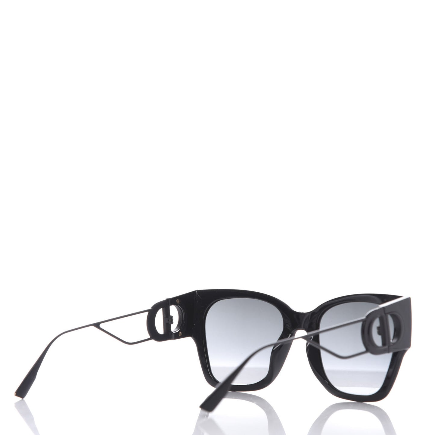 Rectangular 30 Montaigne 1 Sunglasses Black