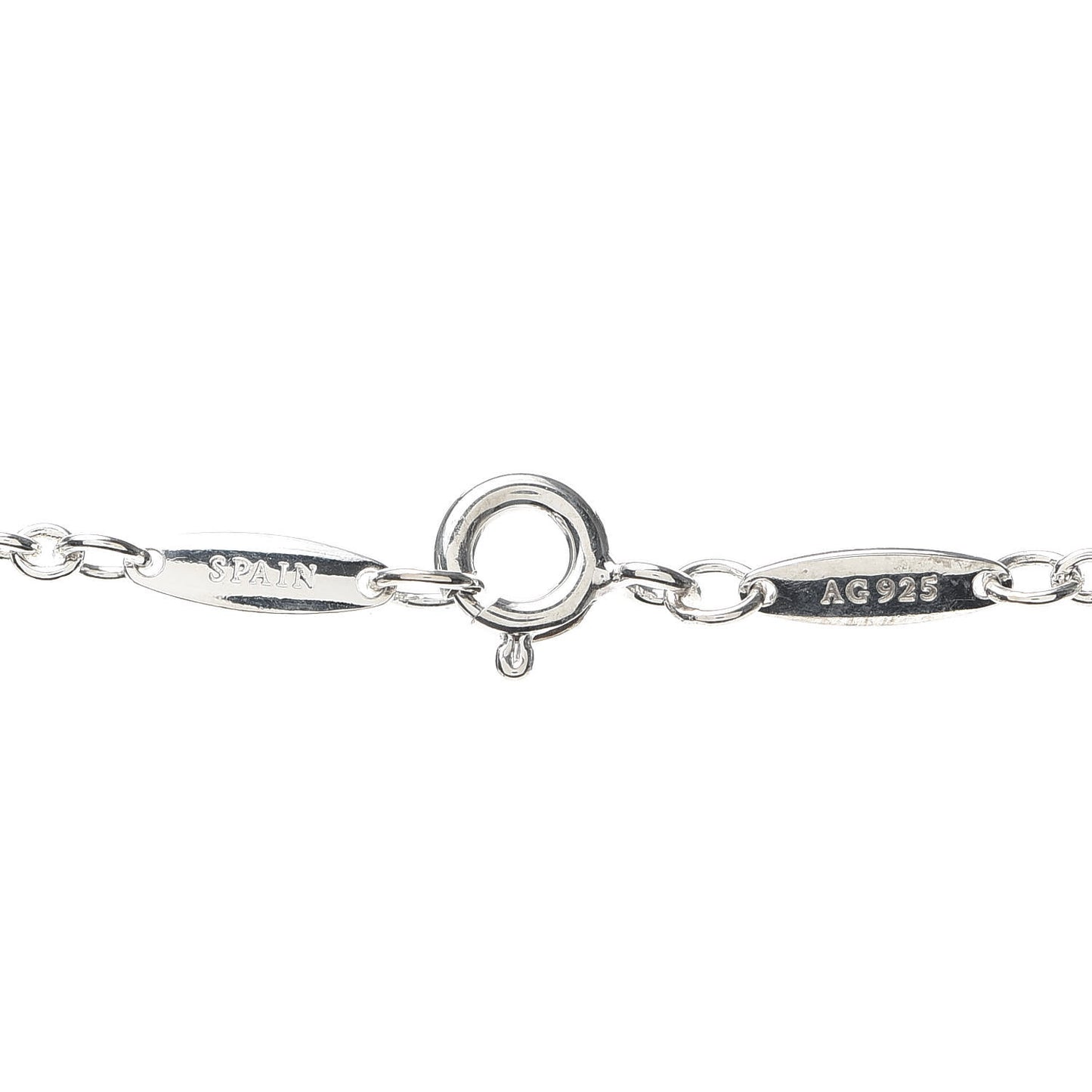 Sterling Silver Elsa Peretti Open Heart Lariat Necklace