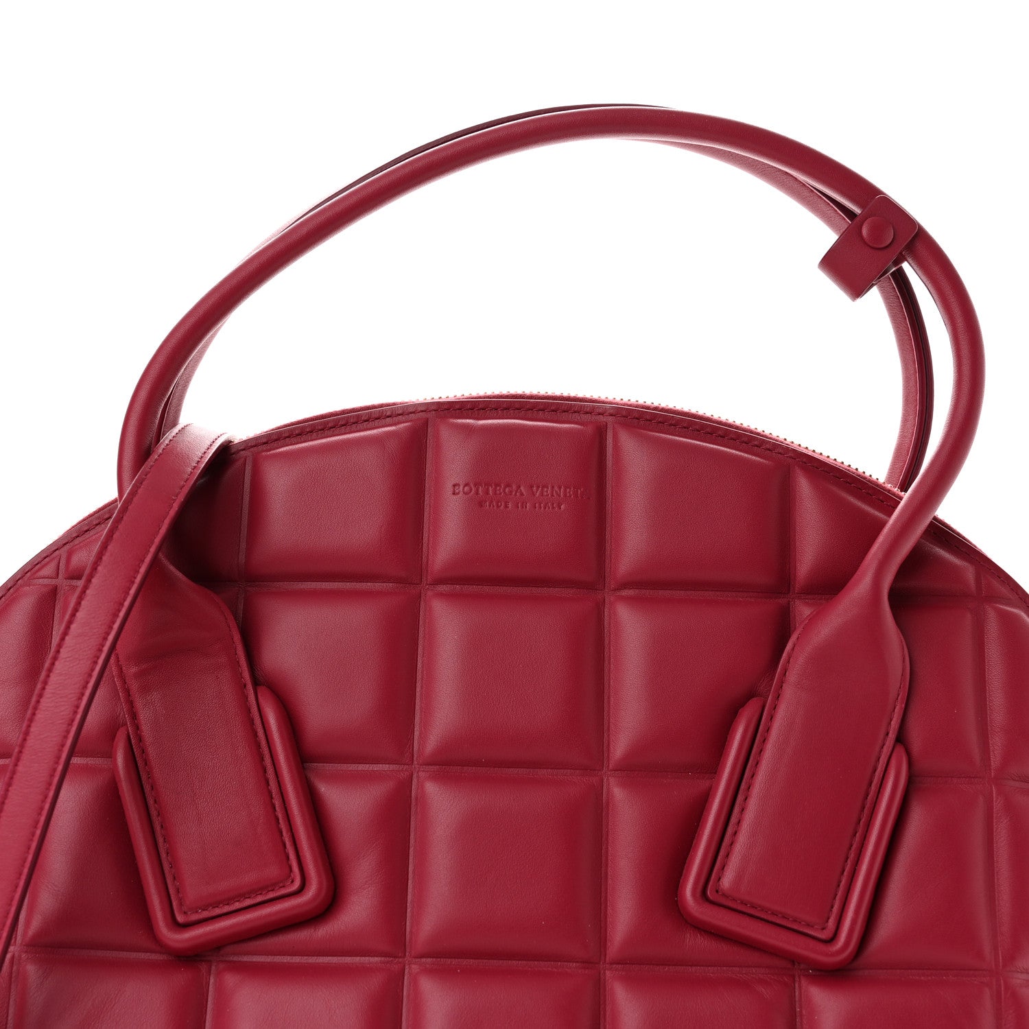 Bottega Veneta Butter Calfskin Padded Swoop Amaranto 7 of 9