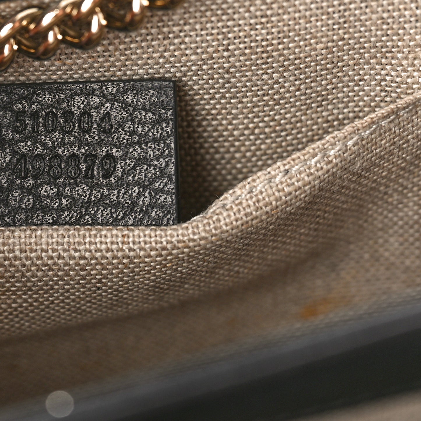Dollar Calfskin Small Interlocking G Shoulder Bag Black