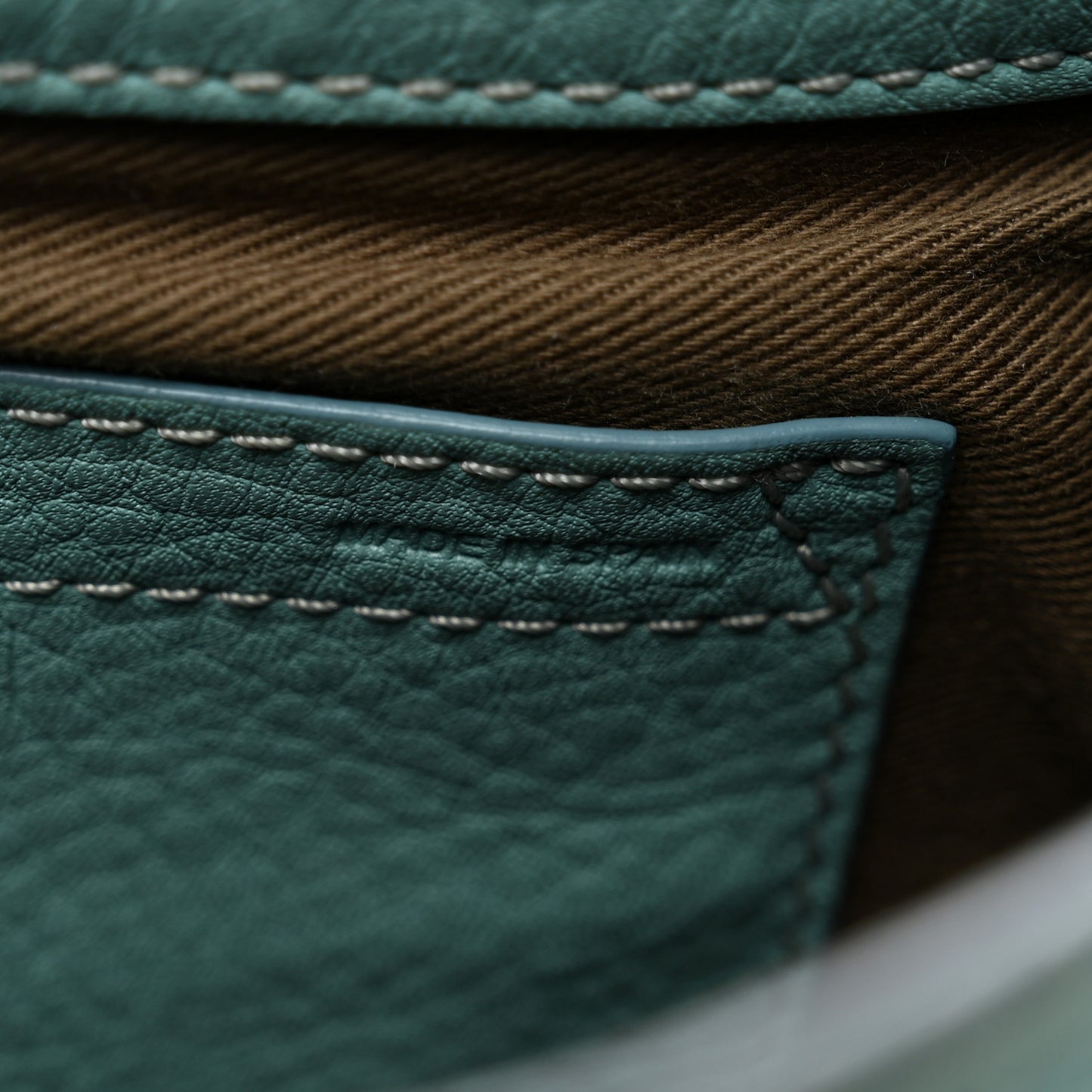 Calfskin Mini Marcie Round Crossbody Bag Fresh Mint