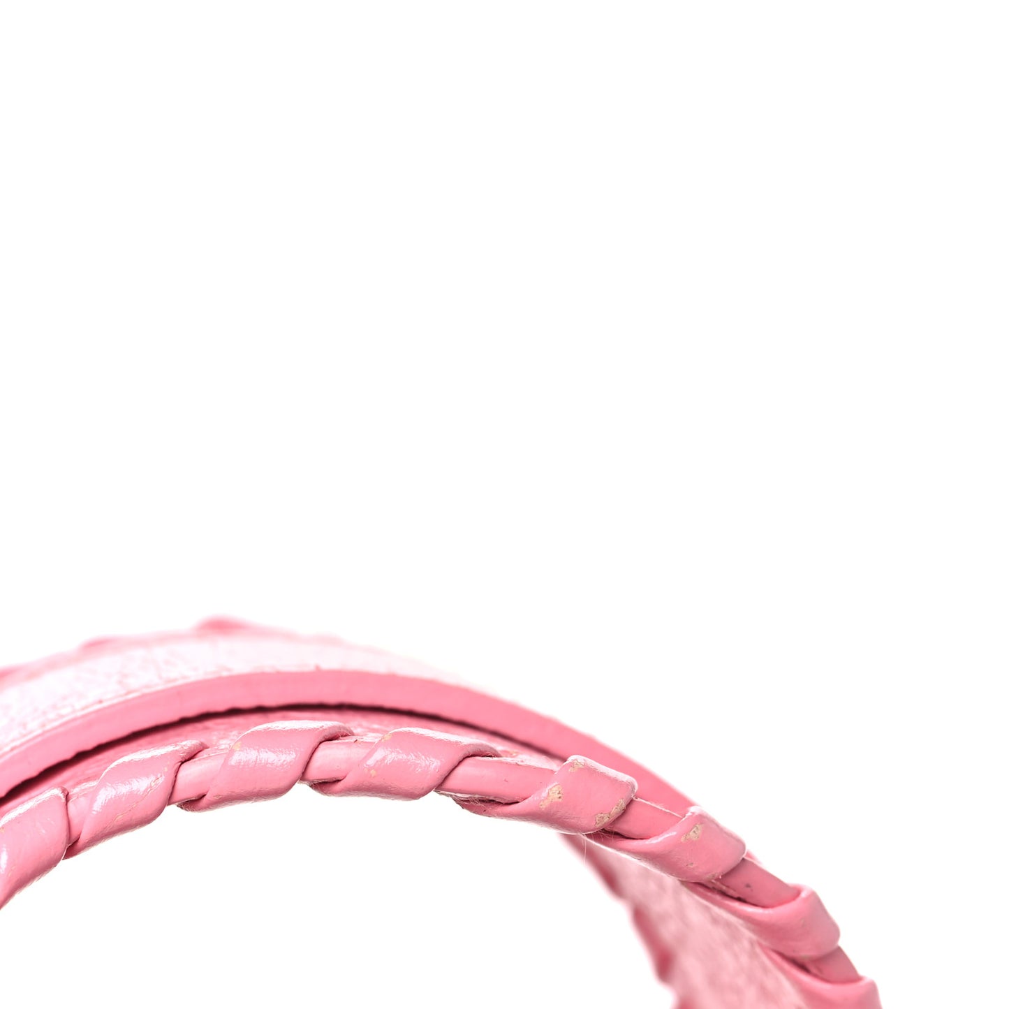 Agneau Arena Le Cagole Shoulder Bag XS Candy Pink