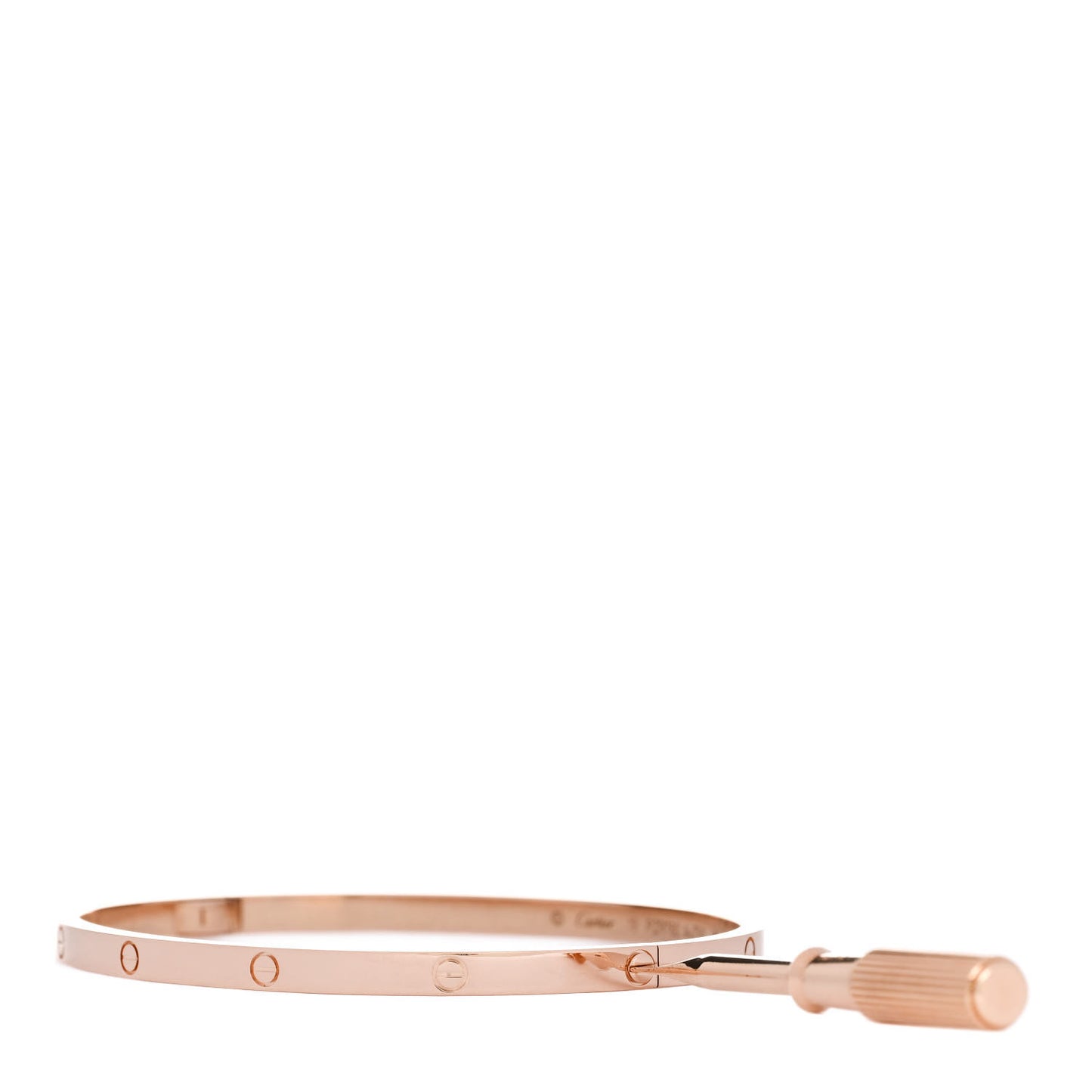 18K Pink Gold Small LOVE Bracelet 19