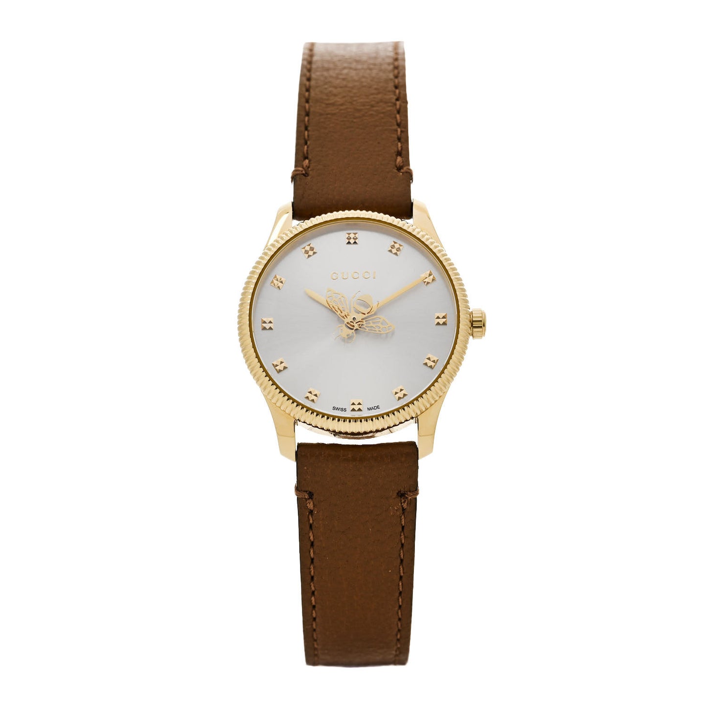 Stainless Steel Calfskin 29mm G-Timeless Bee Quartz Watch