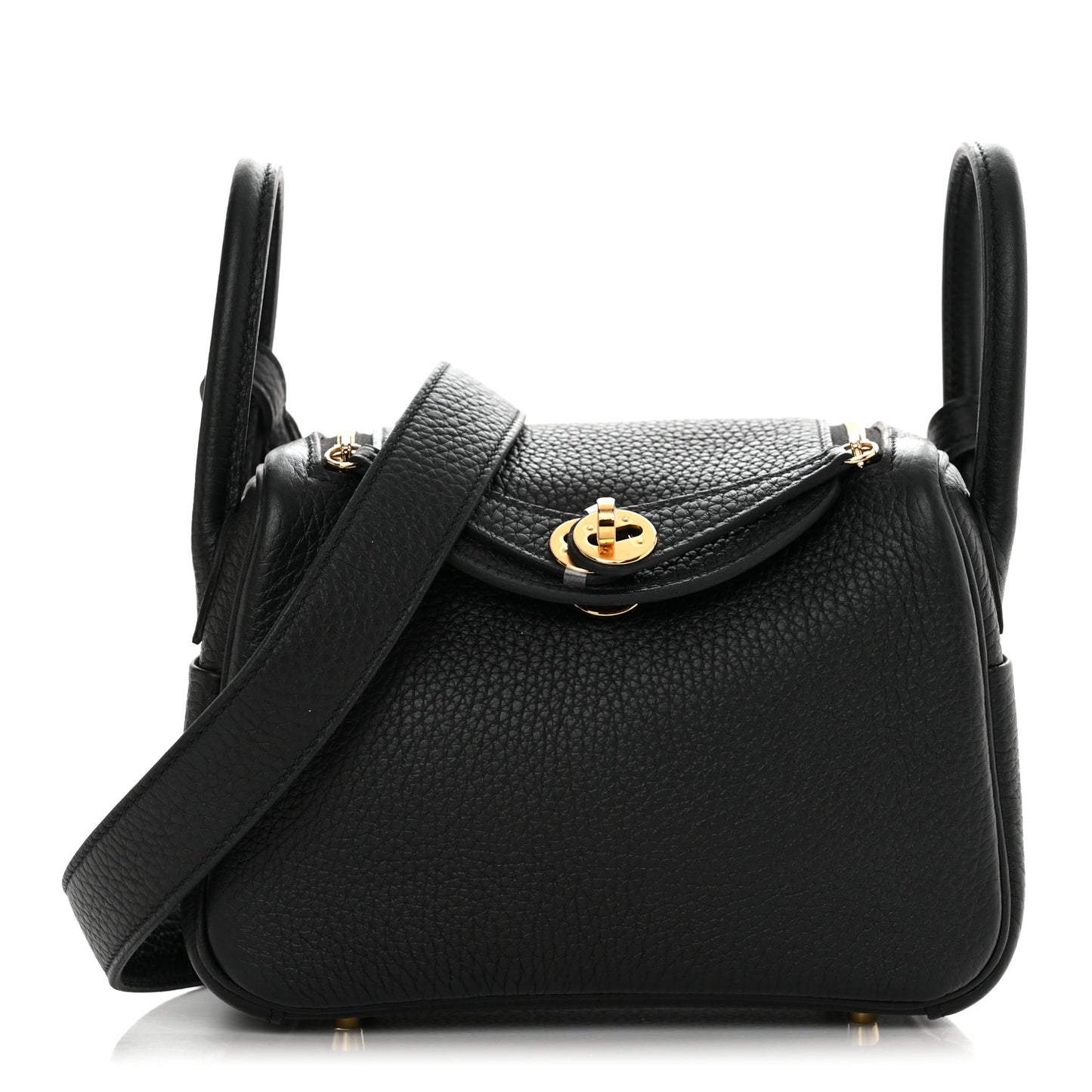 Taurillon Clemence Mini Lindy 20 Black