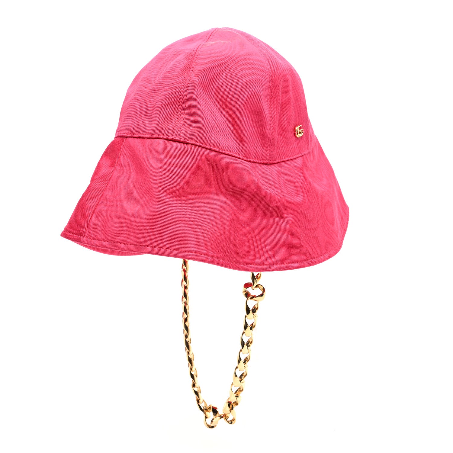 Gucci Nylon GG Elevation Clock Moiret Mirage Bucket Hat M Lampone 3 of 7