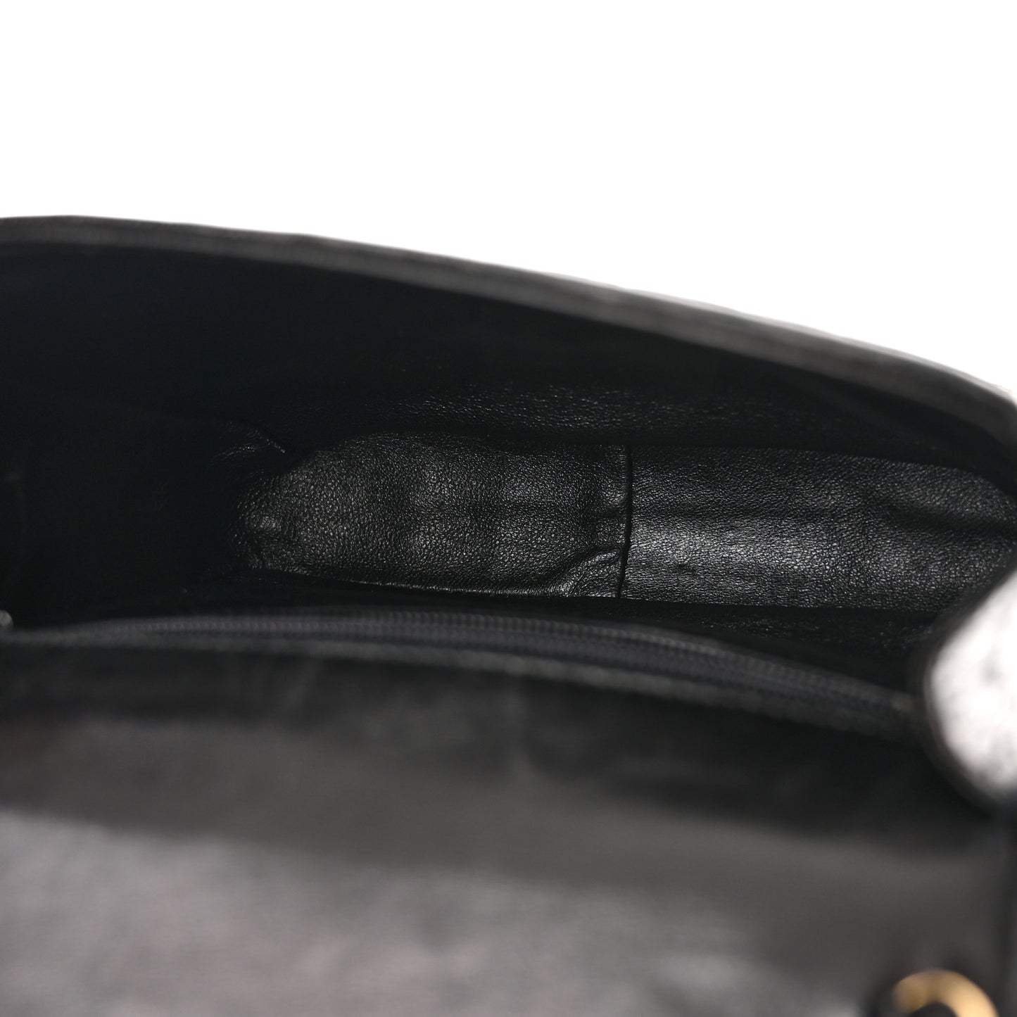 Shiny Crocodile Flap Black