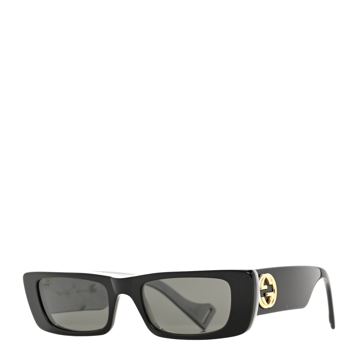Acetate Rectangular Sunglasses GG0516S Black