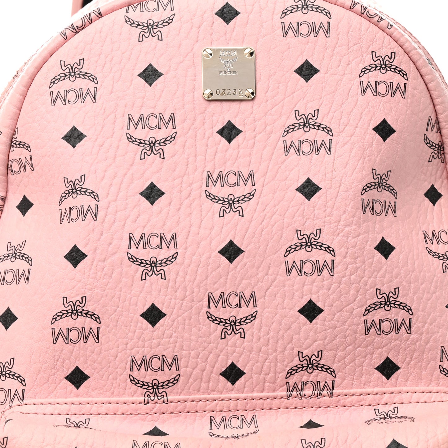 Visetos Medium Side Studs Stark Backpack Soft Pink